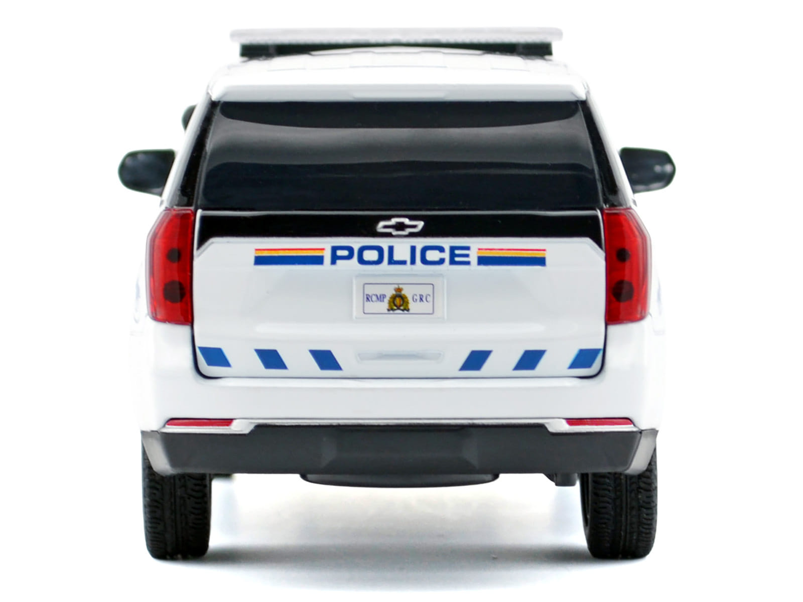2025 Chevrolet Tahoe PPV with Light Bar "RCMP Royal Canadian Mounted Police" White "Law Enforcement and Public Service" Series 1/24 Diecast Model Car by Motormax - Image 4