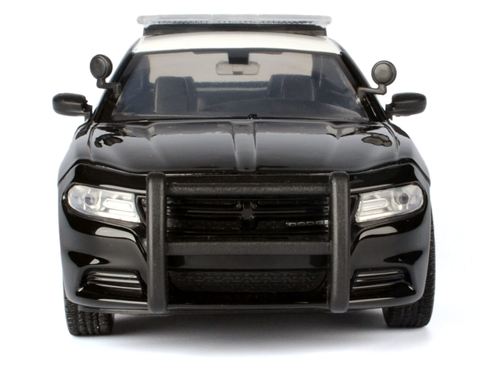 2023 Dodge Charger Pursuit Police Car "California Highway Patrol" Black and White "Law Enforcement and Public Service" Series 1/24 Diecast Model Car by Motormax - Image 4