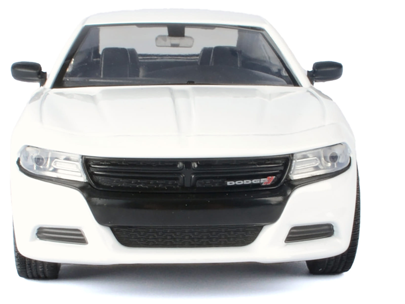 2023 Dodge Charger Pursuit Police Car White "Custom Builder's Kit - Law Enforcement and Public Service" Series 1/24 Diecast Model Car by Motormax - Image 4
