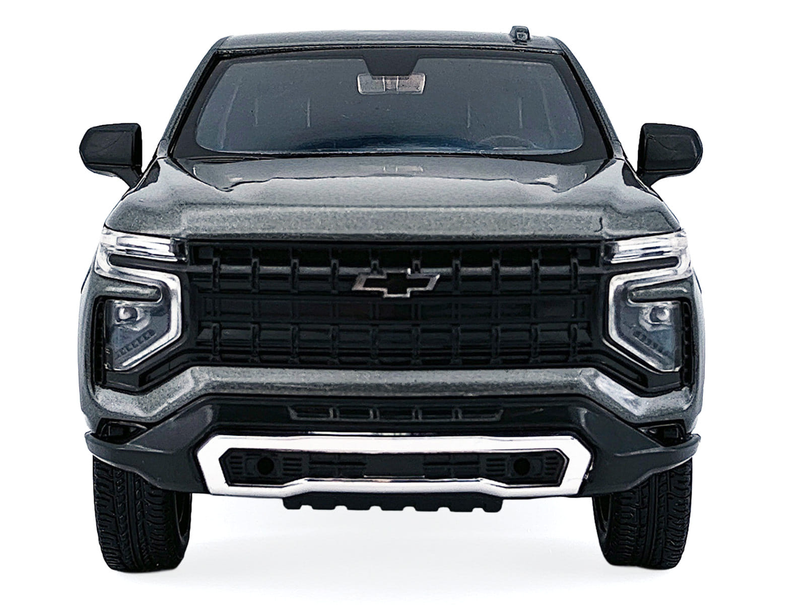 2025 Chevrolet Tahoe PPV Dark Gray Metallic "Custom Builder's Kit - Law Enforcement and Public Service" 1/24 Diecast Model Car by Motormax - Image 4