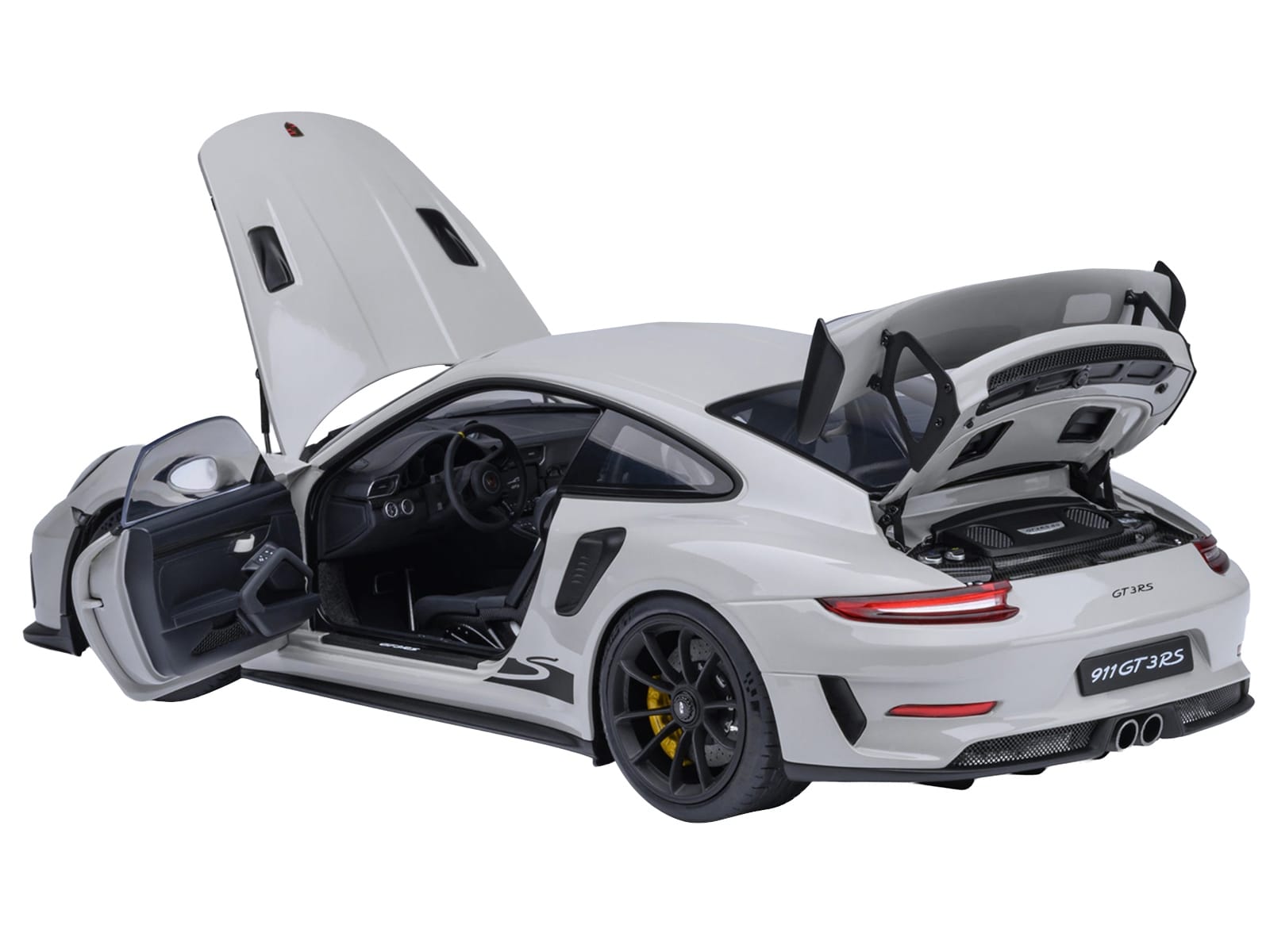 Porsche 911 (991.2) GT3 RS Crayon Gray 1/18 Model Car by Autoart - Image 2