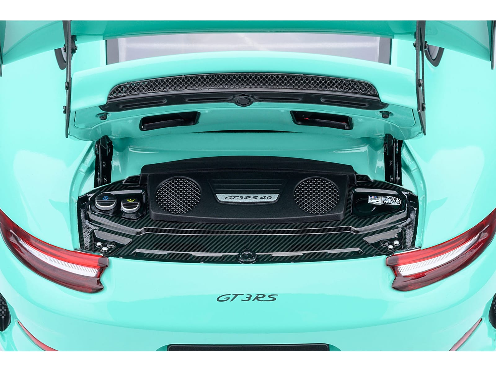Porsche 911 (991.2) GT3 RS Mint Green 1/18 Model Car by Autoart - Image 5