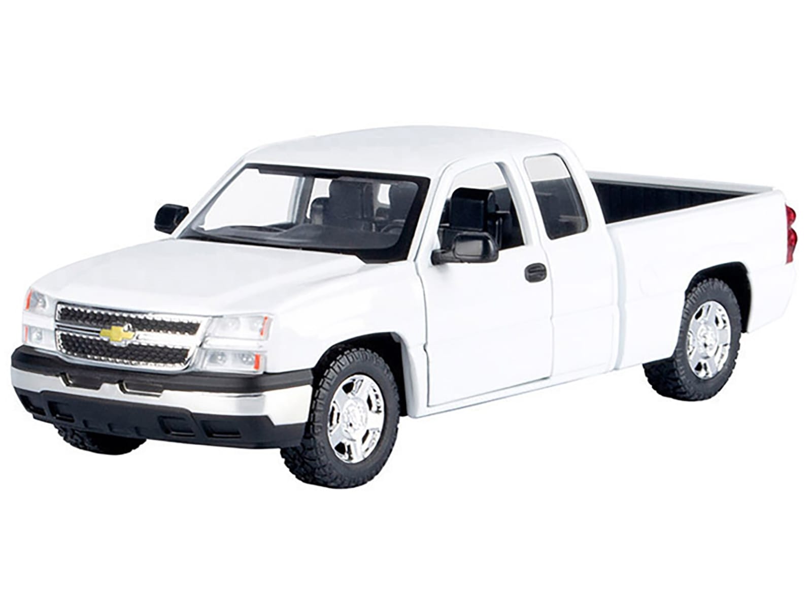 2006 Chevrolet Silverado 1500 Pickup Truck White "Timeless Legends" Series 1/25 Diecast Model Car by Motormax - Image 2