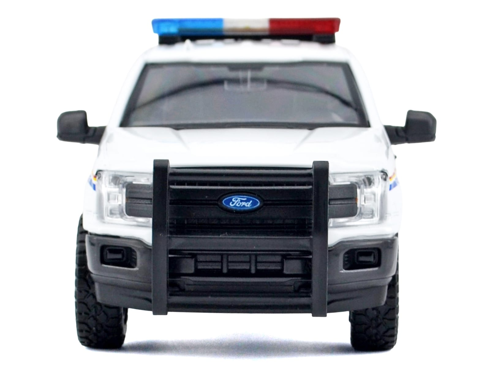2019 Ford F-150 Lariat Crew Cab Pickup Truck "Royal Canadian Mounted Police" White with Flashing Light Bar and Front and Rear Lights and Sounds "Law Enforcement and Public Service" Series 1/27 Diecast Model Car by Motormax - Image 5