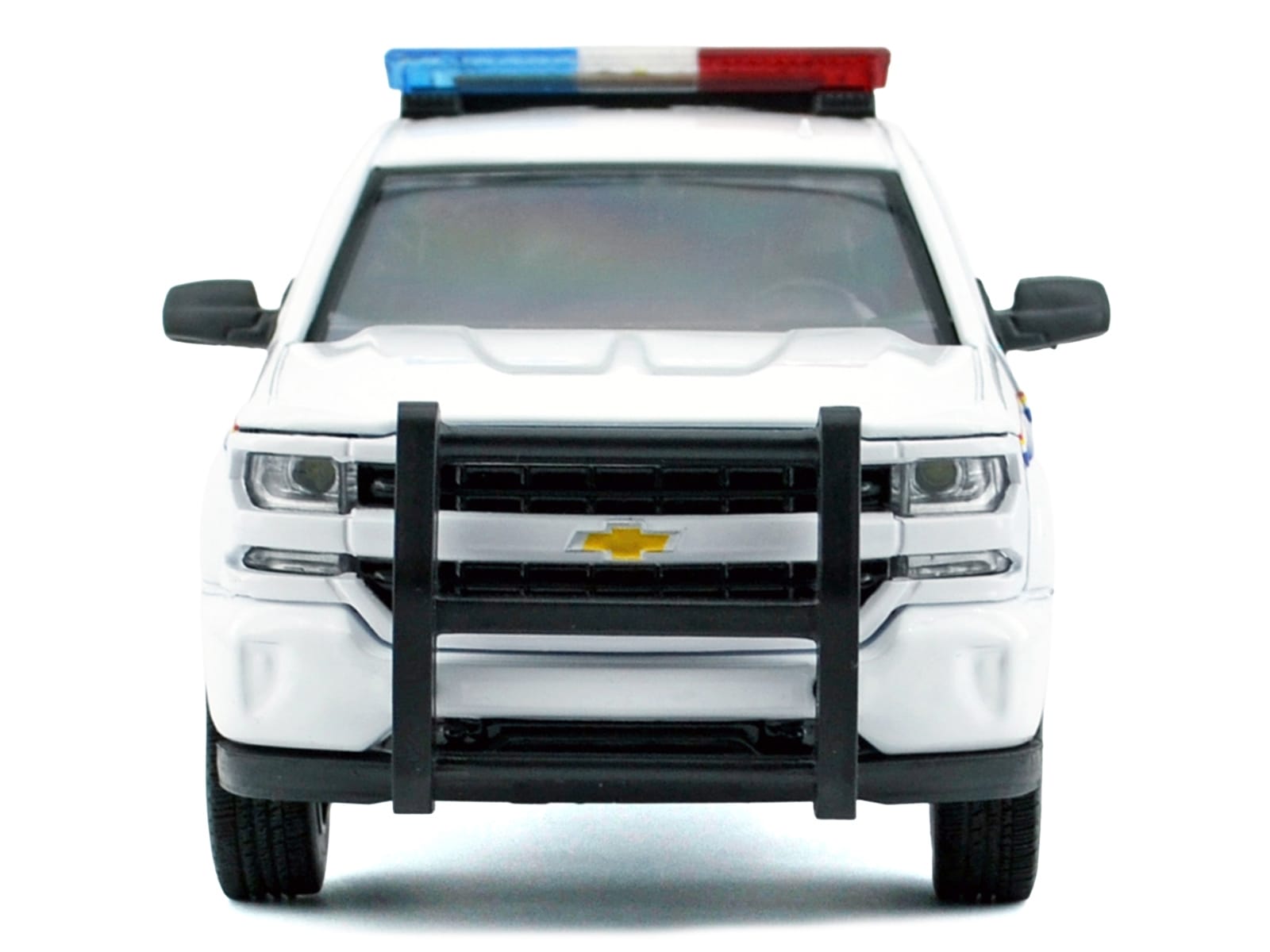 2017 Chevrolet Silverado 1500 LT Z71 Crew Cab Pickup Truck "Royal Canadian Mounted Police" White with Flashing Light Bar and Front and Rear Lights and Sounds "Law Enforcement and Public Service" Series 1/27 Diecast Model Car by Motormax - Image 4