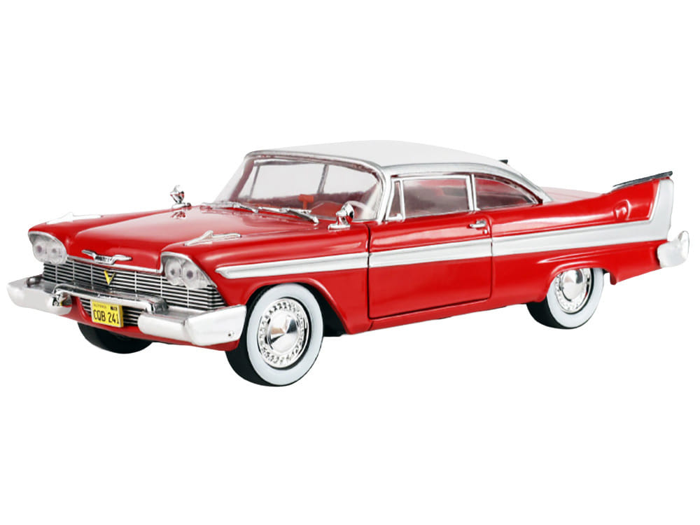 1958 Plymouth Fury Red with White Top and Red Interior "Hollywood Greatest Hits" Series 1/24 Diecast Model Car by Greenlight - Image 2