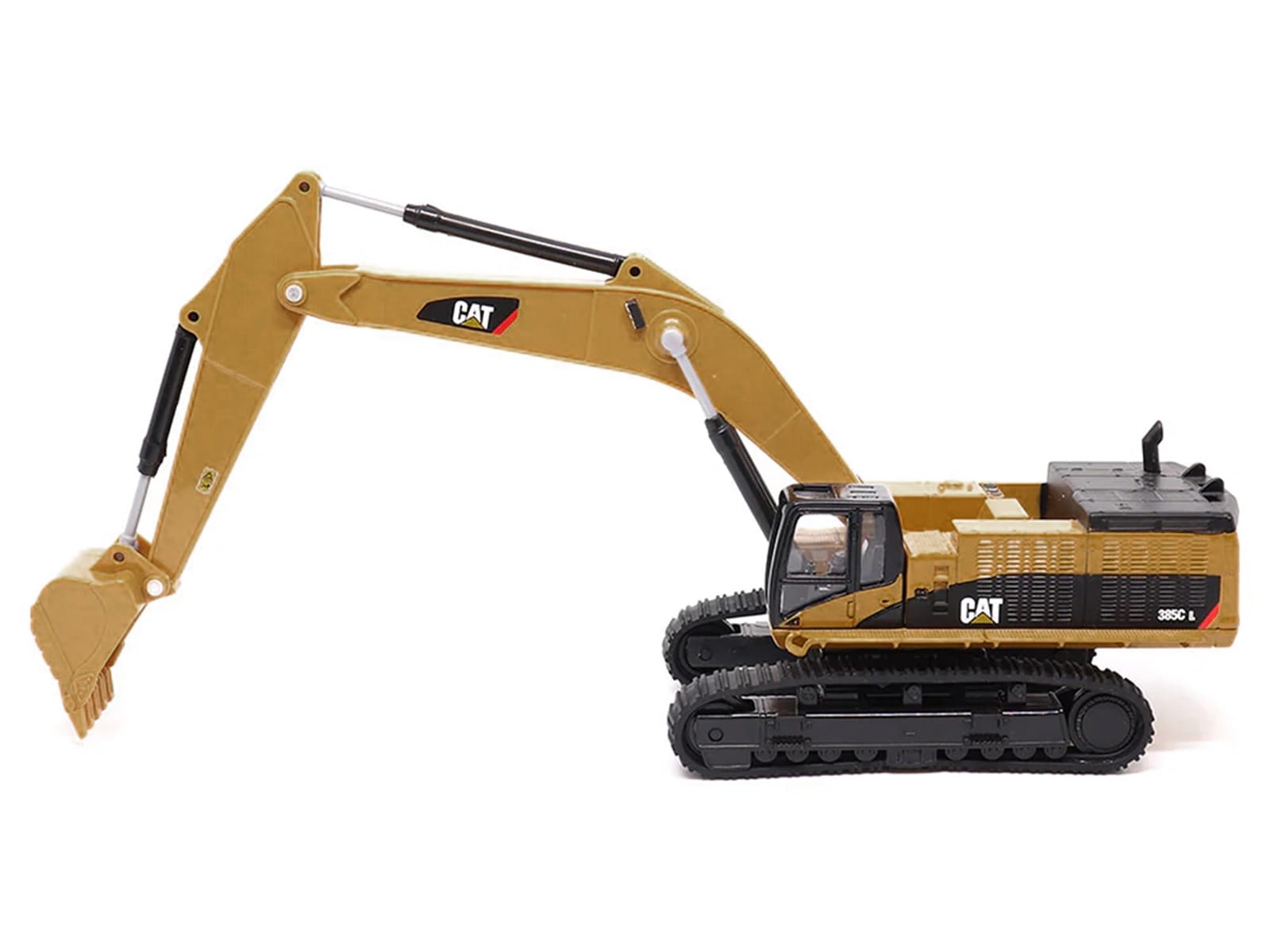 CAT Caterpillar 385C L Hydraulic Excavator Yellow 1/64 Diecast Model by Diecast Masters - Image 4