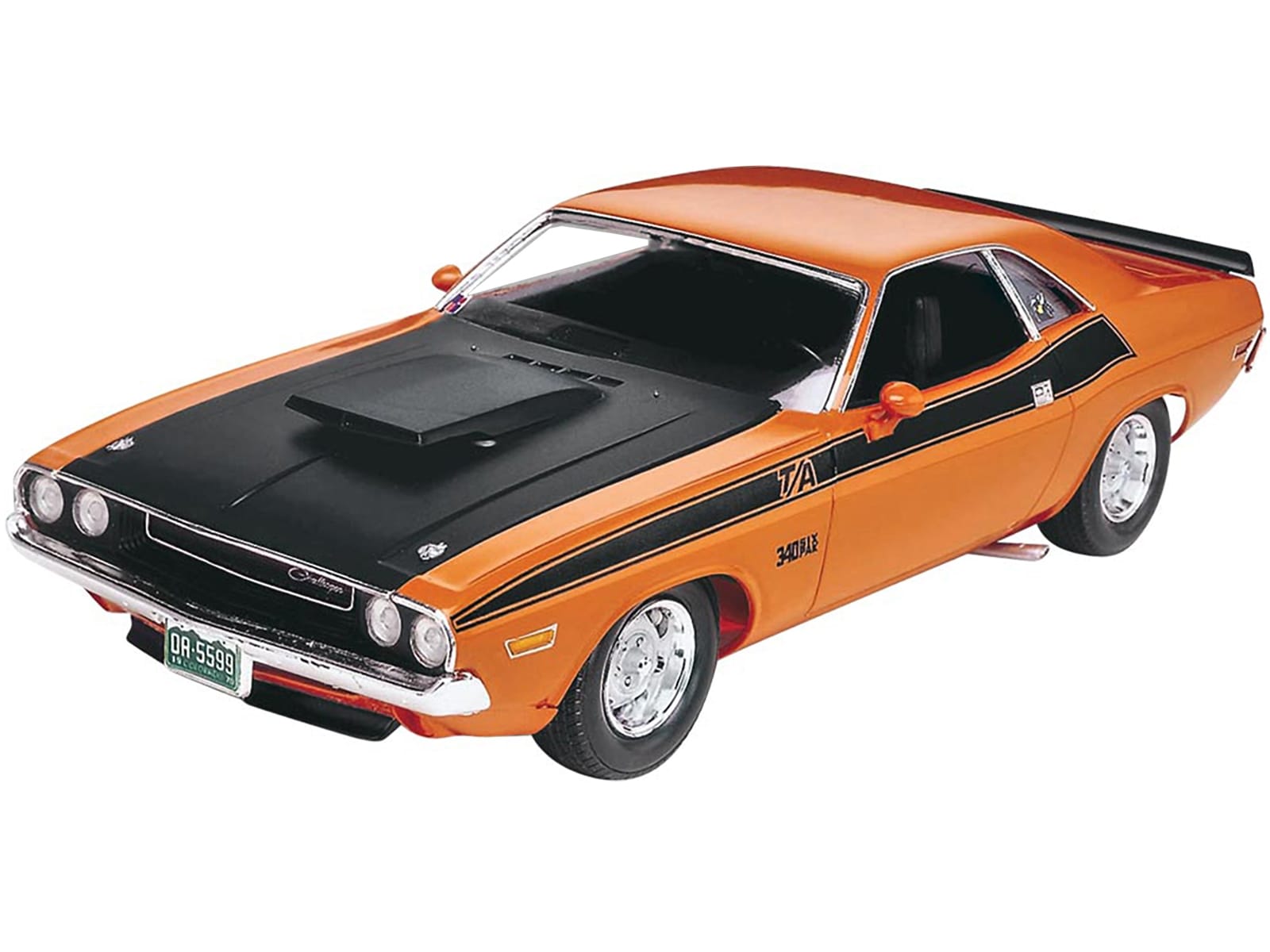 Level 4 Model Kit 1970 Dodge Challenger T/A "Streetburner" 2-in-1 Kit 1/24 Scale Model by Revell - Image 2
