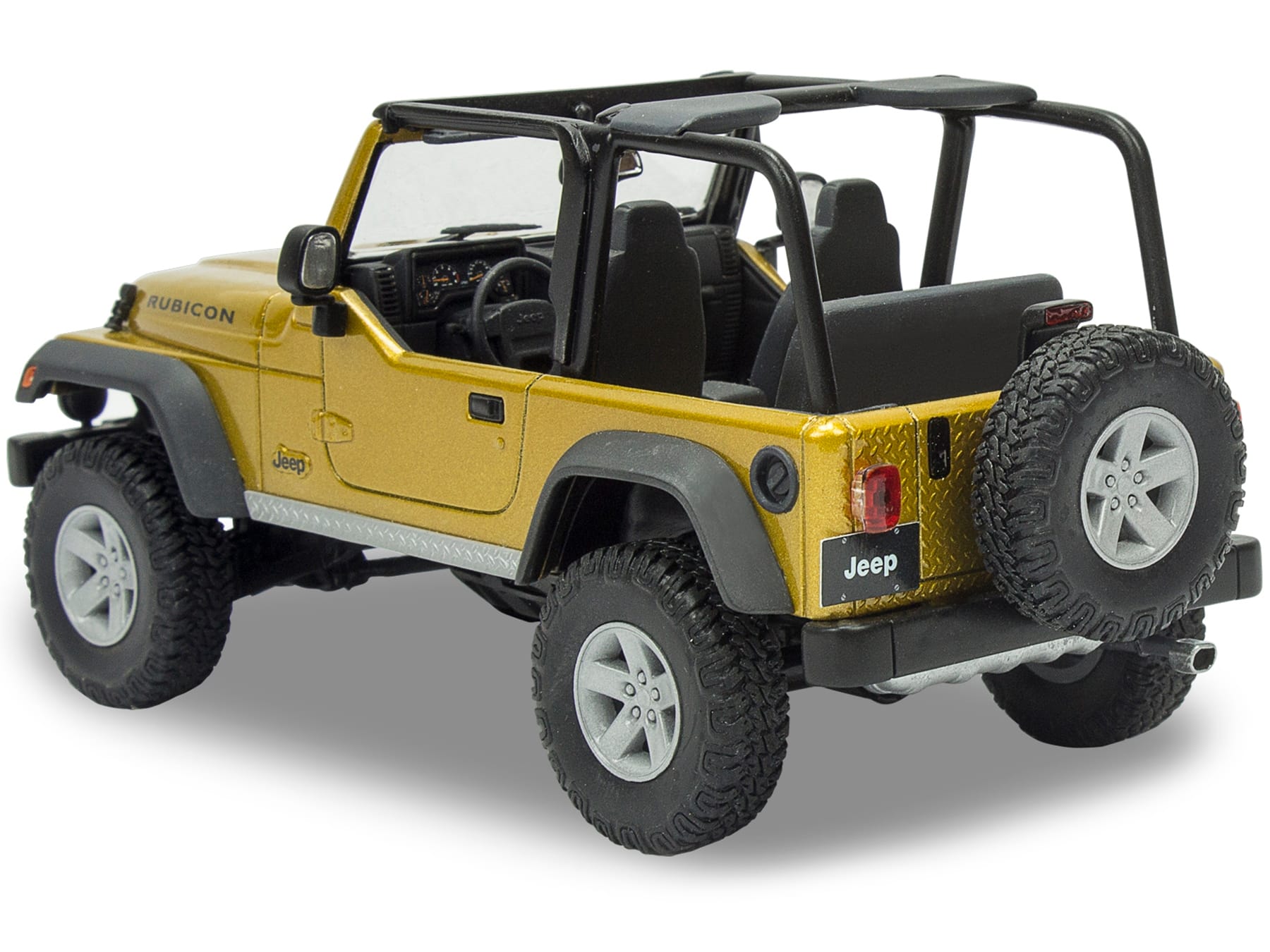 Level 4 Model Kit Jeep Wrangler Rubicon 1/25 Scale Model by Revell - Image 2