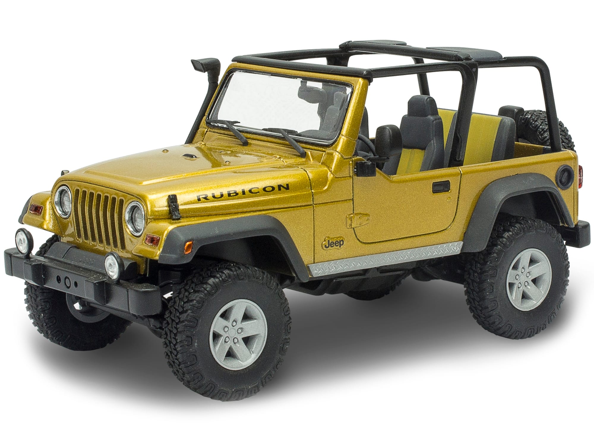 Level 4 Model Kit Jeep Wrangler Rubicon 1/25 Scale Model by Revell - Image 3