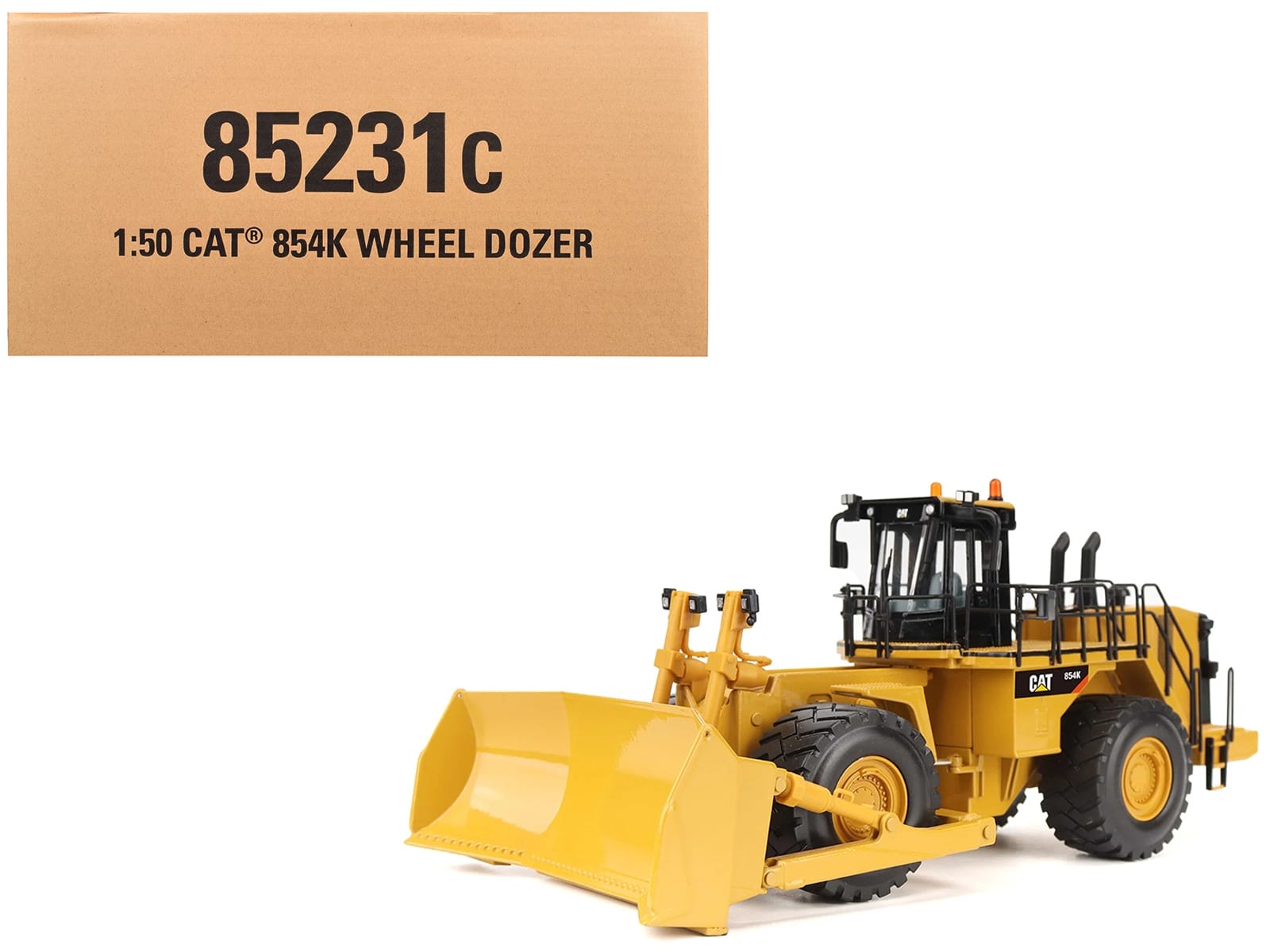 CAT Caterpillar 854K Wheel Loader Yellow "Core Classics Series" 1/50 Diecast Model by Diecast Masters - Image 5