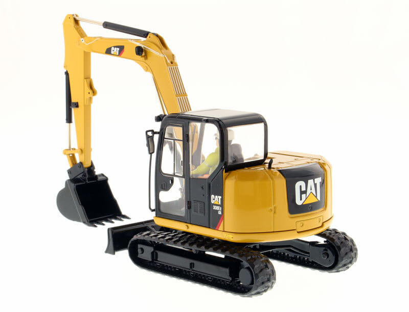 CAT Caterpillar 308E2 CR SB Mini Hydraulic Excavator with Working Tools and Operator "Core Classics" Series 1/32 Diecast Model by Diecast Masters - Image 2
