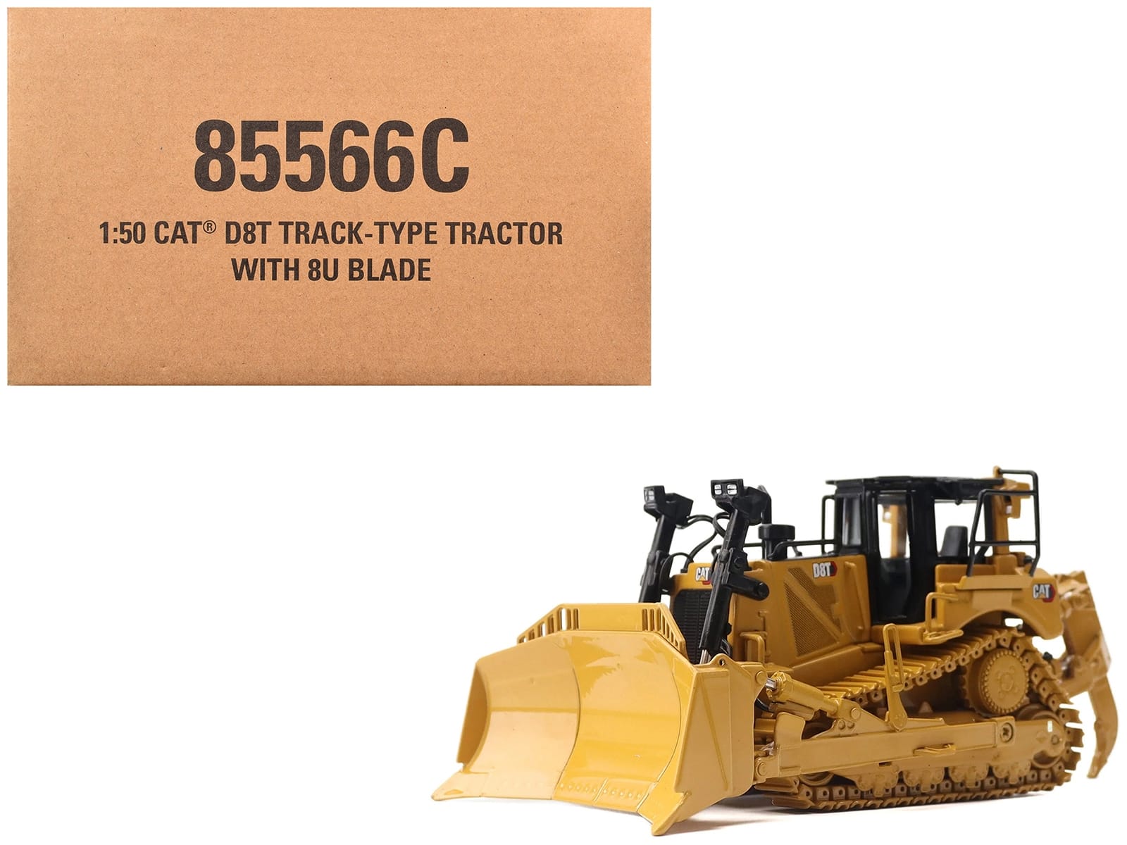 CAT Caterpillar D8T Track Type Tractor with 8U Blade and Operator "Core Classics" Series 1/50 by Diecast Masters