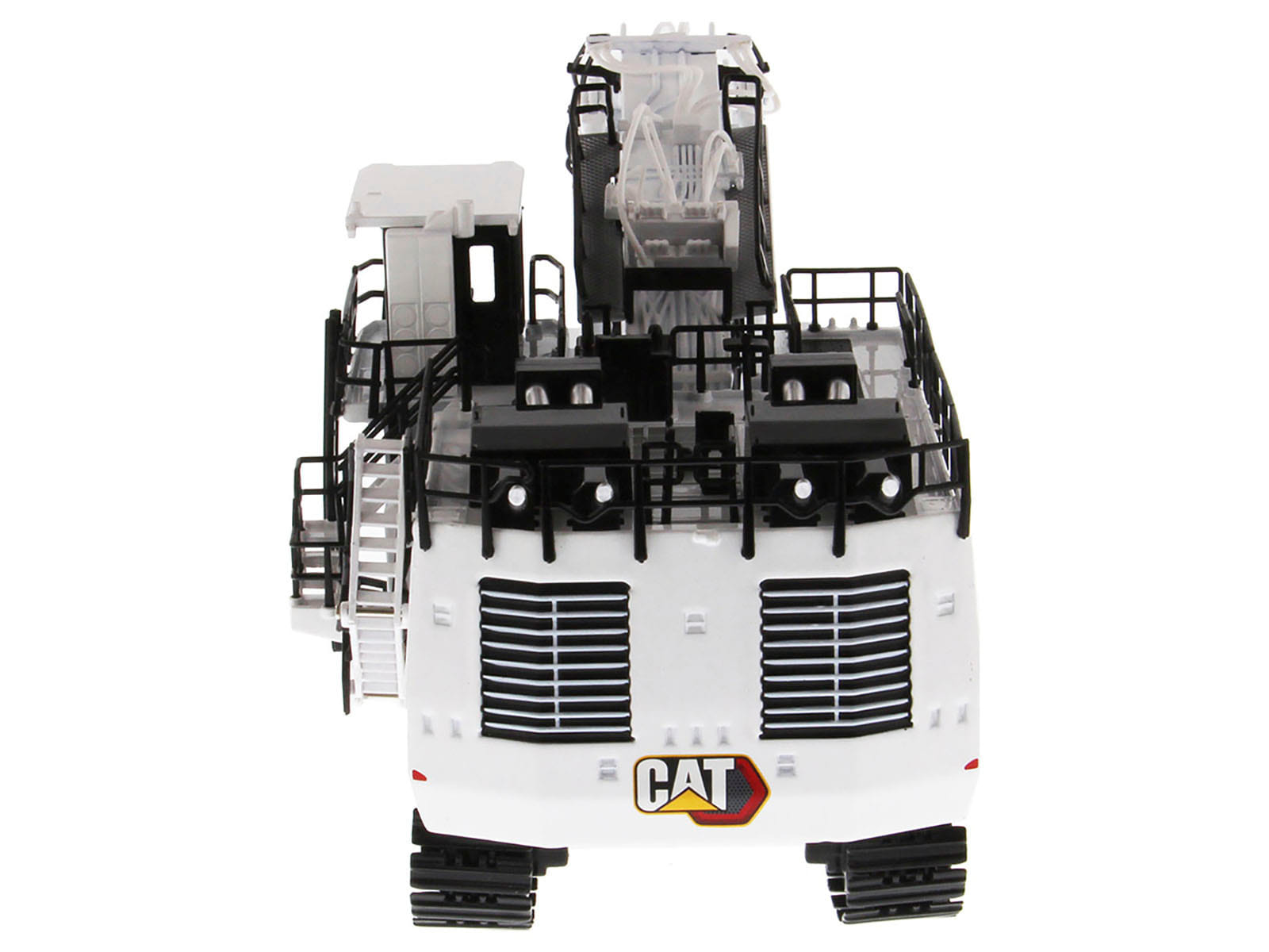 CAT Caterpillar 6060 Hydraulic Mining Front Shovel Coal Configuration White "High Line Series" 1/87 (HO) Scale Diecast Model by Diecast Masters - Image 3