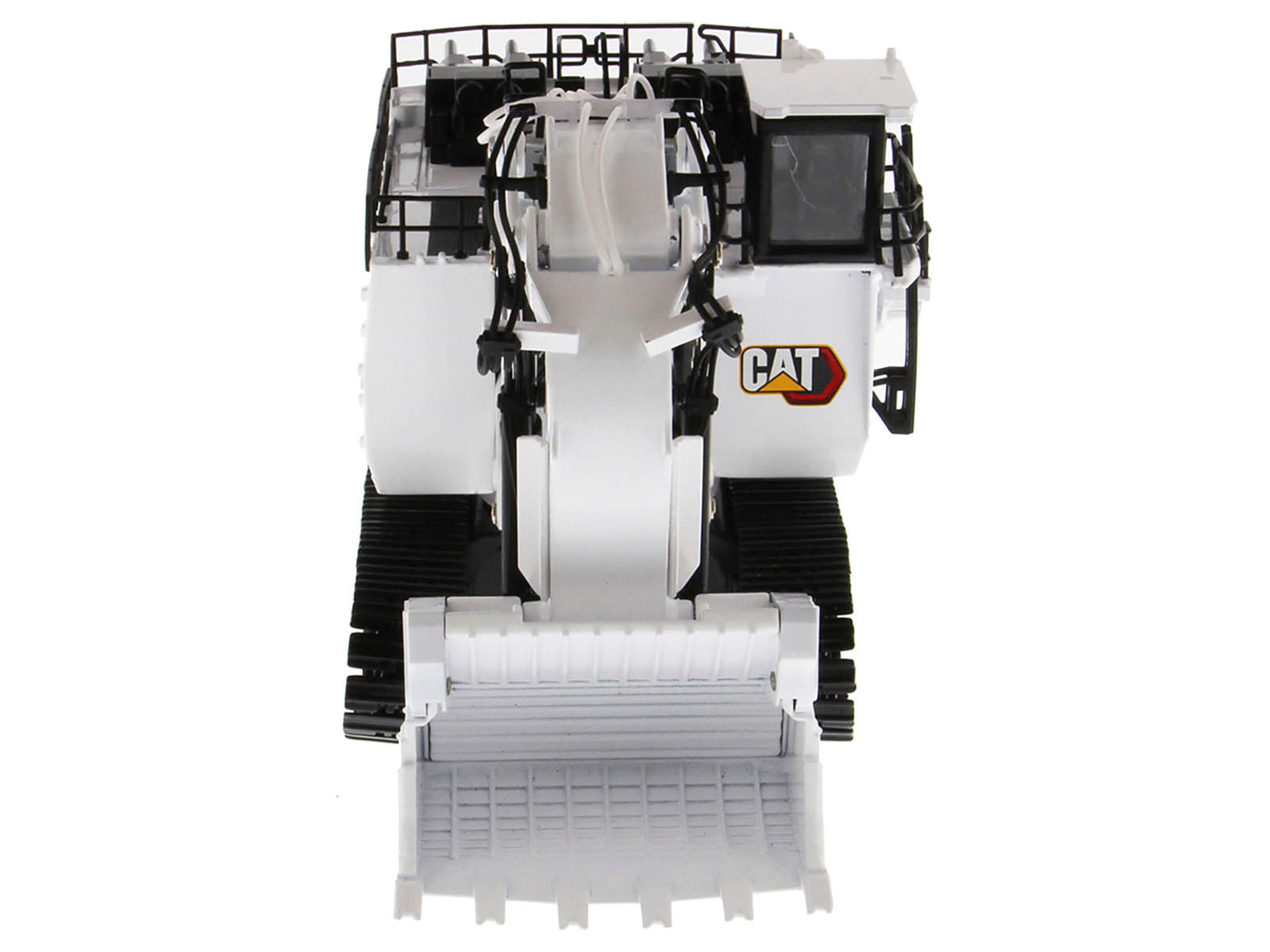 CAT Caterpillar 6060 Hydraulic Mining Front Shovel Coal Configuration White "High Line Series" 1/87 (HO) Scale Diecast Model by Diecast Masters - Image 4