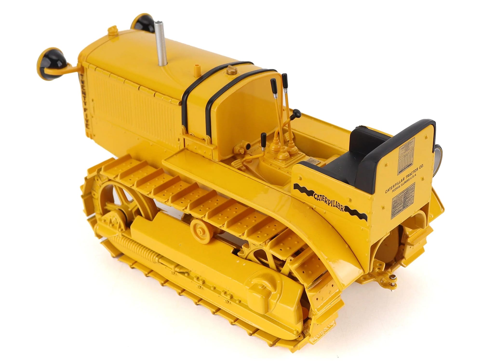 CAT Caterpillar Twenty Five Tractor Yellow "Vintage" Series 1/16 Diecast Model by Diecast Masters - Image 4