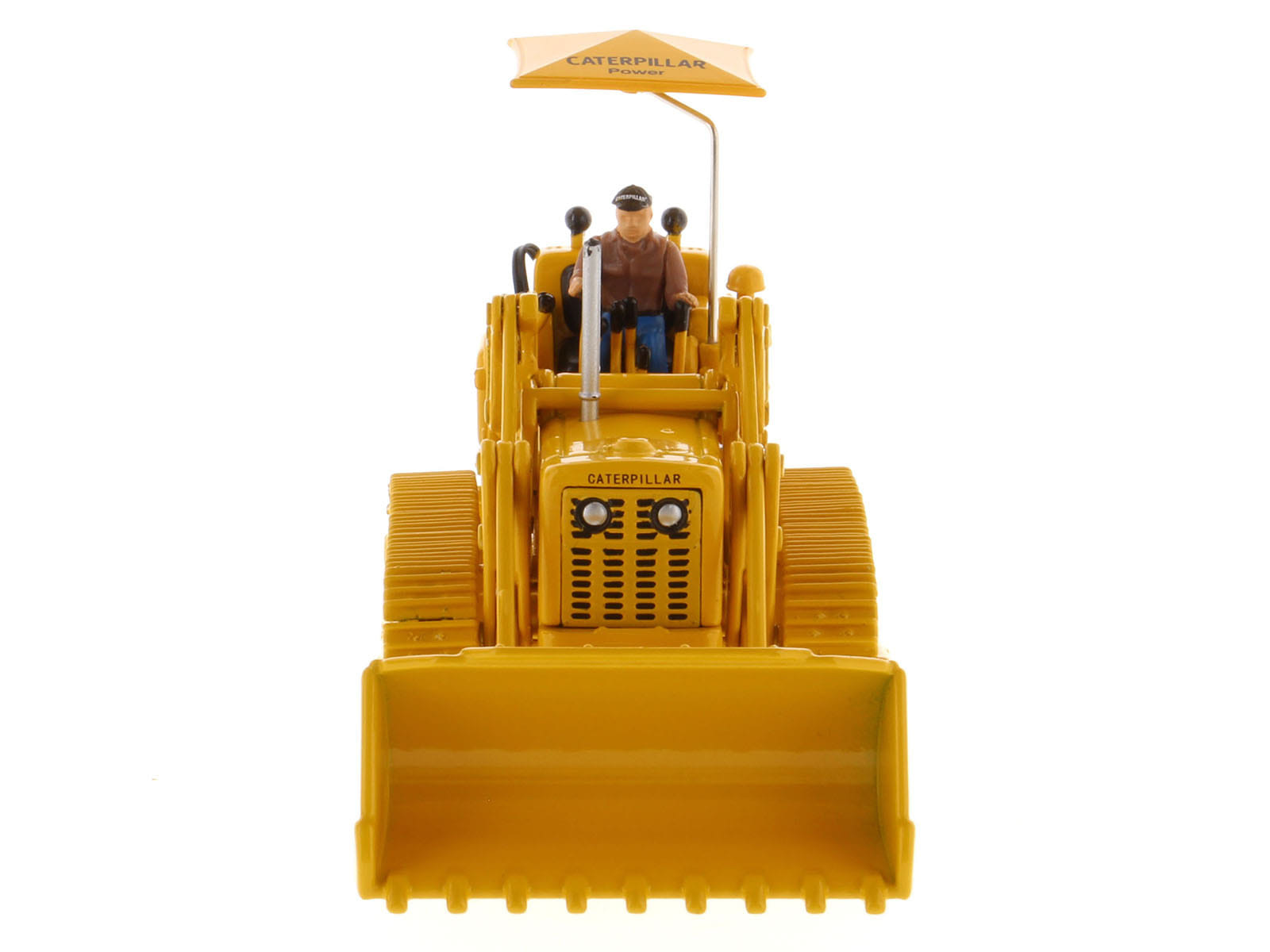 CAT Caterpillar 977D Traxcavator Yellow with Operator "Vintage Series" 1/50 Diecast Model by Diecast Masters - Image 4