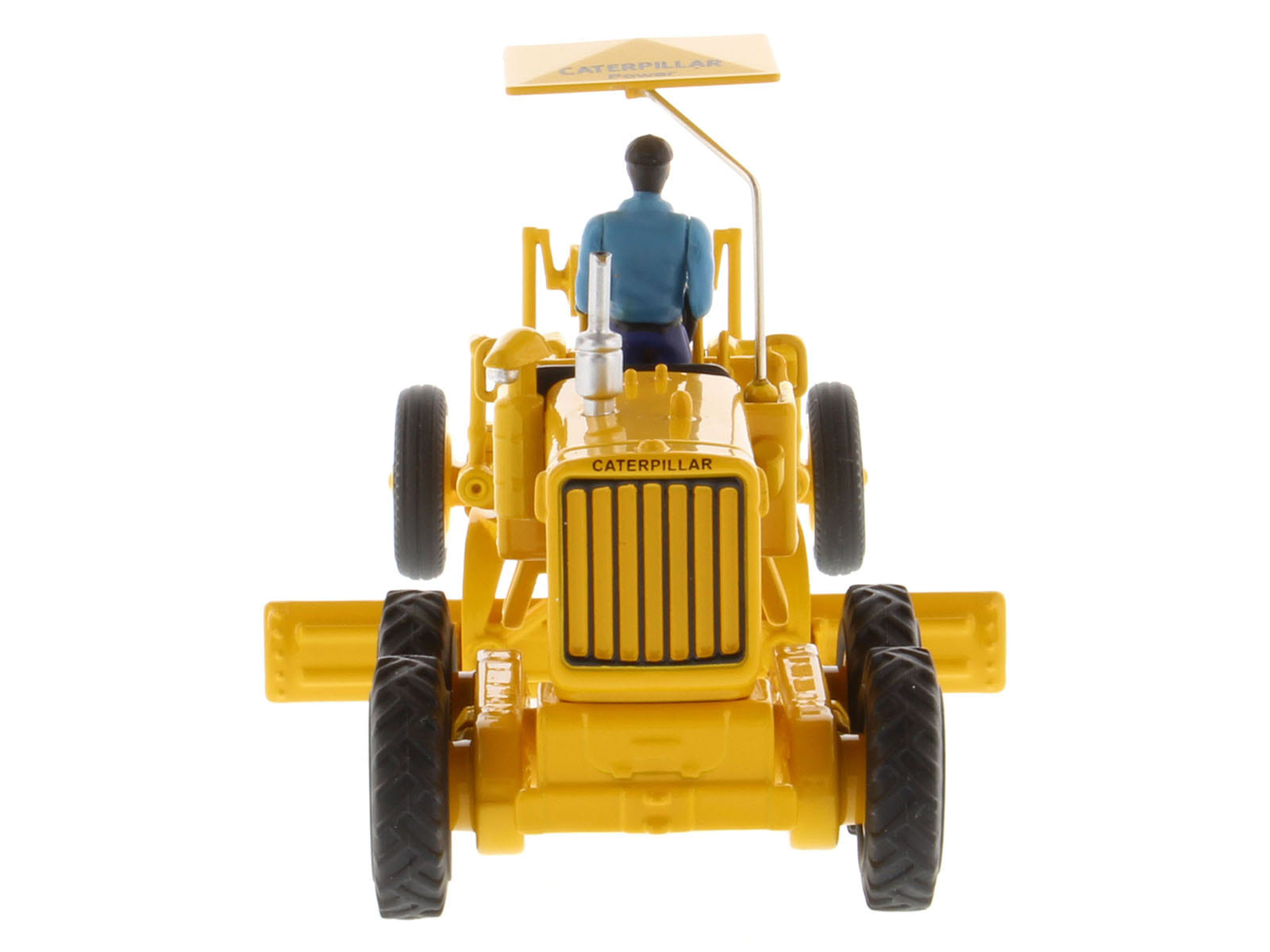 CAT Caterpillar No.12 Motor Grader Yellow with Operator "Vintage Series" 1/50 Diecast Model by Diecast Masters - Image 5