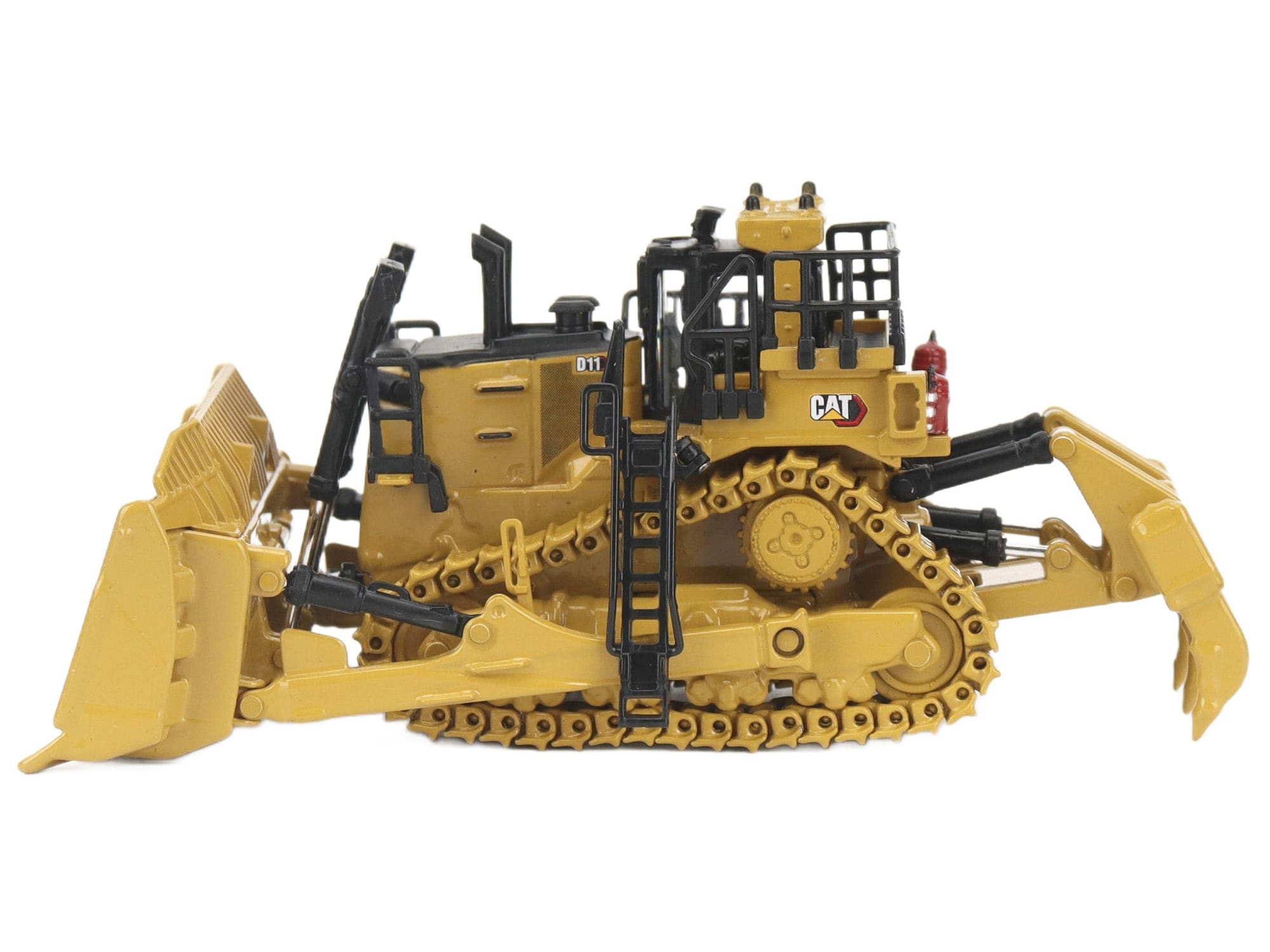 CAT Caterpillar D11 Track Type Dozer TKN Design Yellow "High Line" Series 1/87 (HO) Diecast Model by Diecast Masters - Image 2