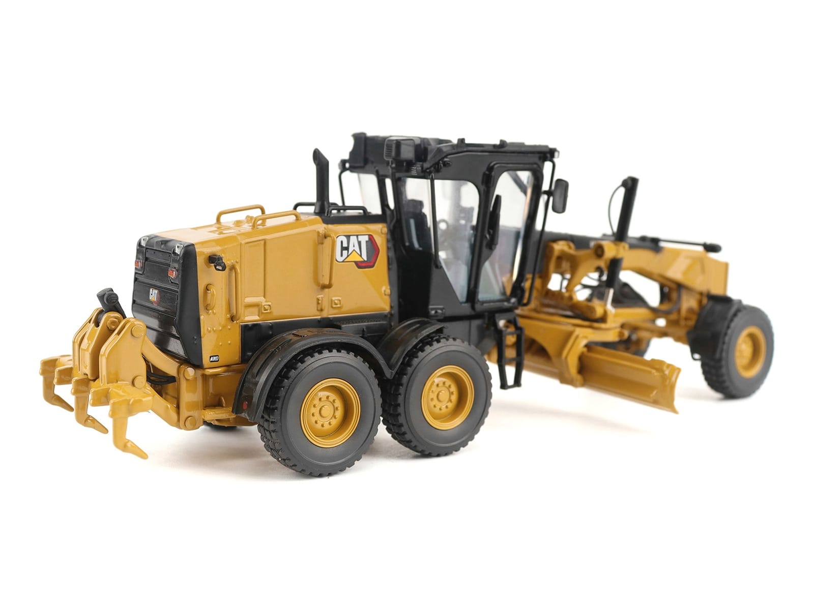CAT Caterpillar 140 LVR Motor Grader Yellow with Black Top "High Line" Series 1/50 Diecast Model by Diecast Masters - Image 3