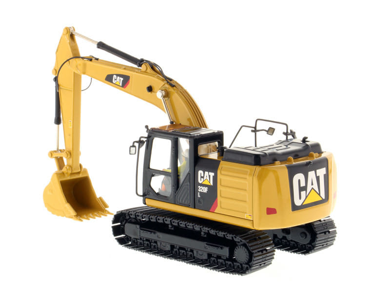 CAT Caterpillar 320F L Hydraulic Excavator with Operator "Core Classics" Series 1/50 Diecast Model by Diecast Masters - Image 3