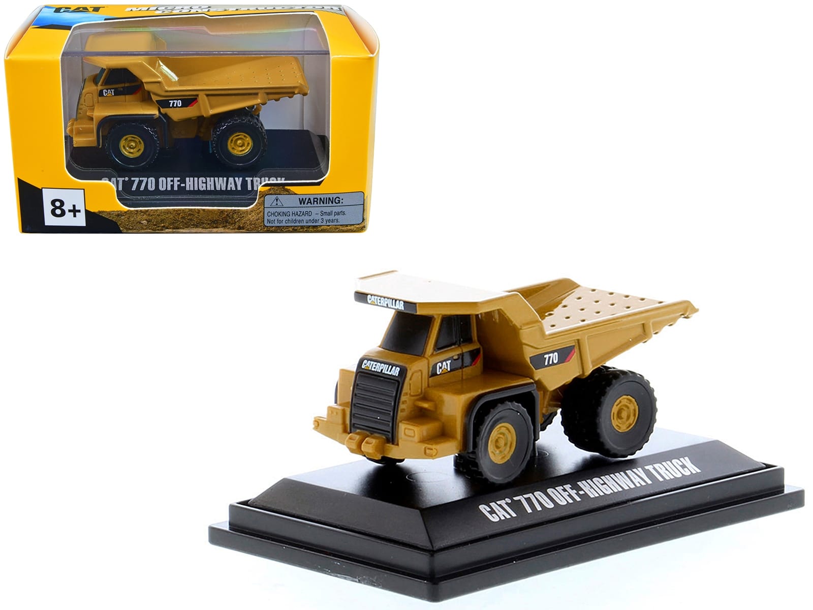 CAT Caterpillar 770 Off-Highway Truck Yellow "Micro-Constructor" Series Diecast Model by Diecast Masters - Image 5