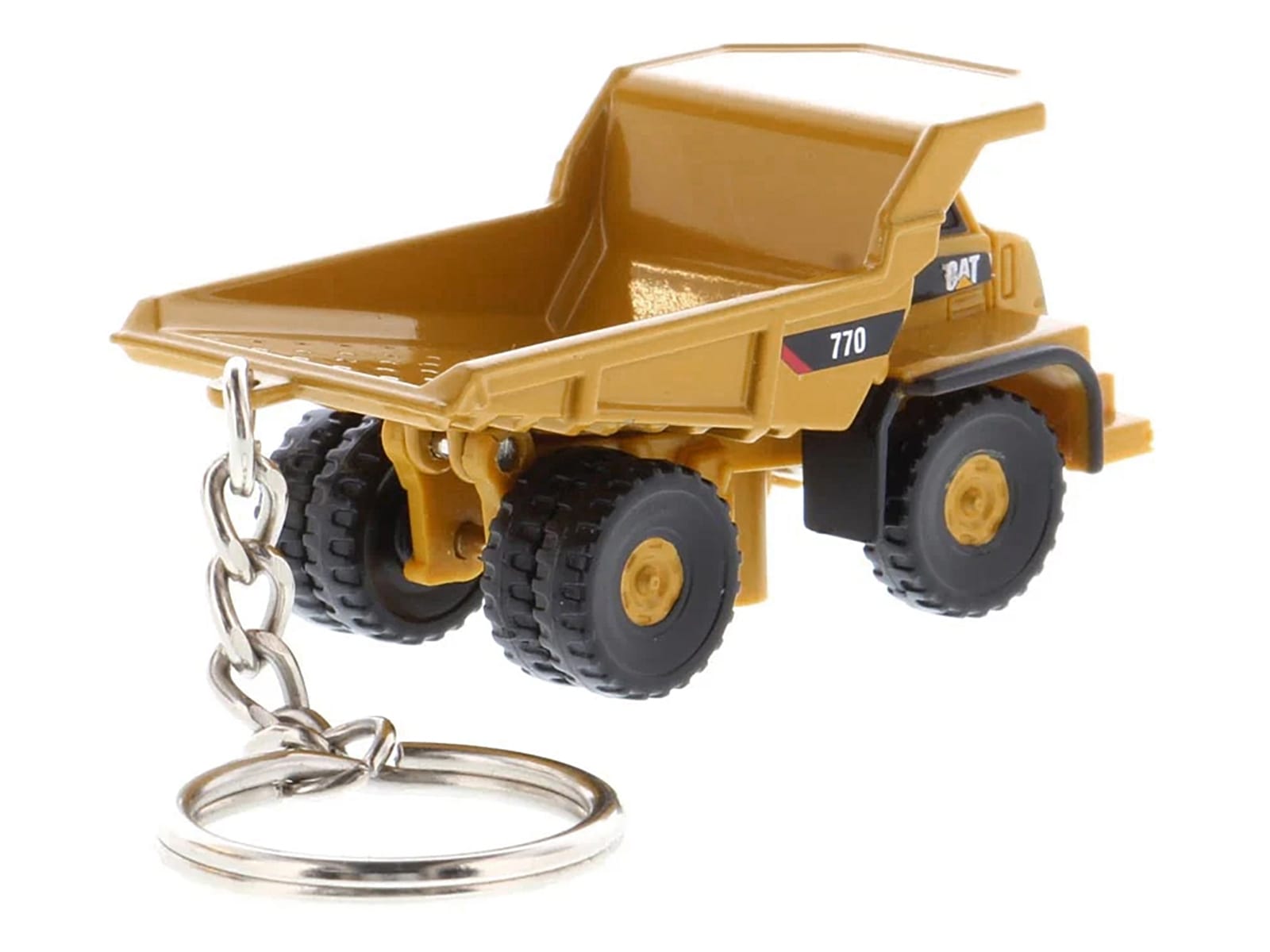 CAT Caterpillar 770 Off-Highway Truck Keychain Yellow Diecast Model by Diecast Masters - Image 4