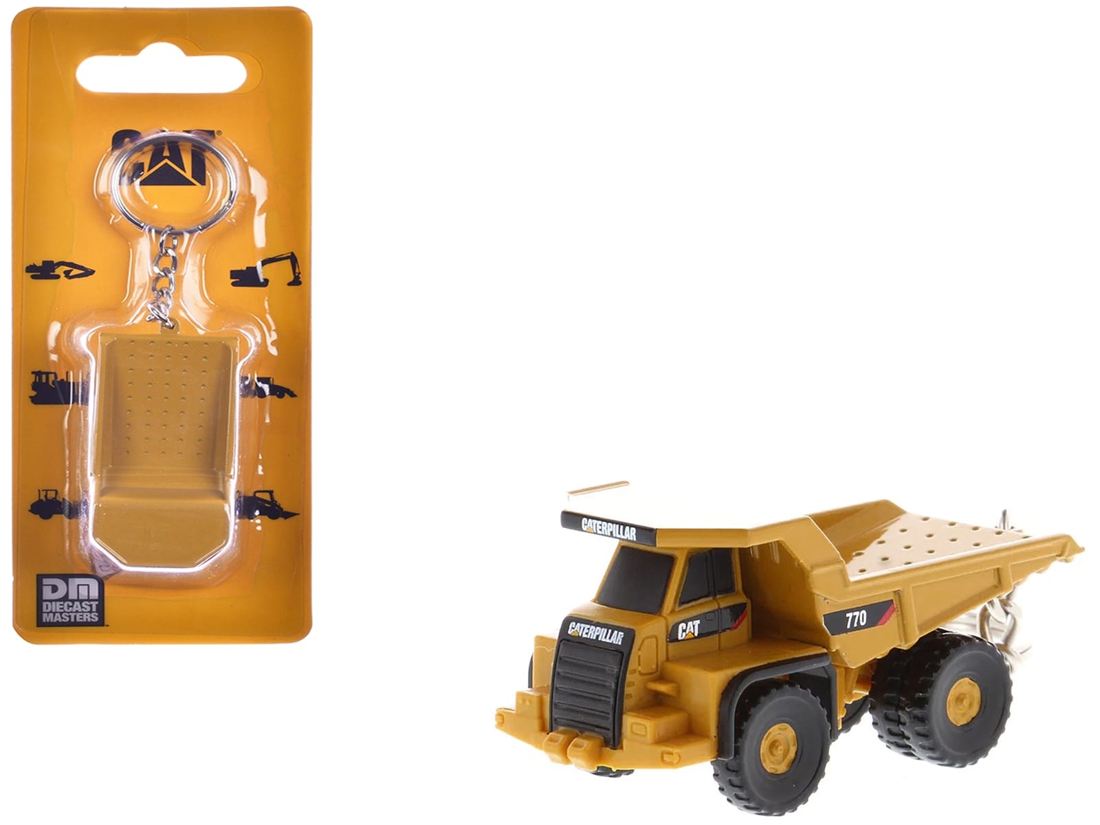 CAT Caterpillar 770 Off-Highway Truck Keychain Yellow Diecast Model by Diecast Masters - Image 5