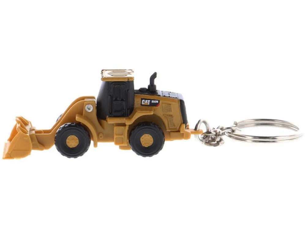 CAT Caterpillar 950M Wheel Loader Keychain Yellow Diecast Model by Diecast Masters - Image 2