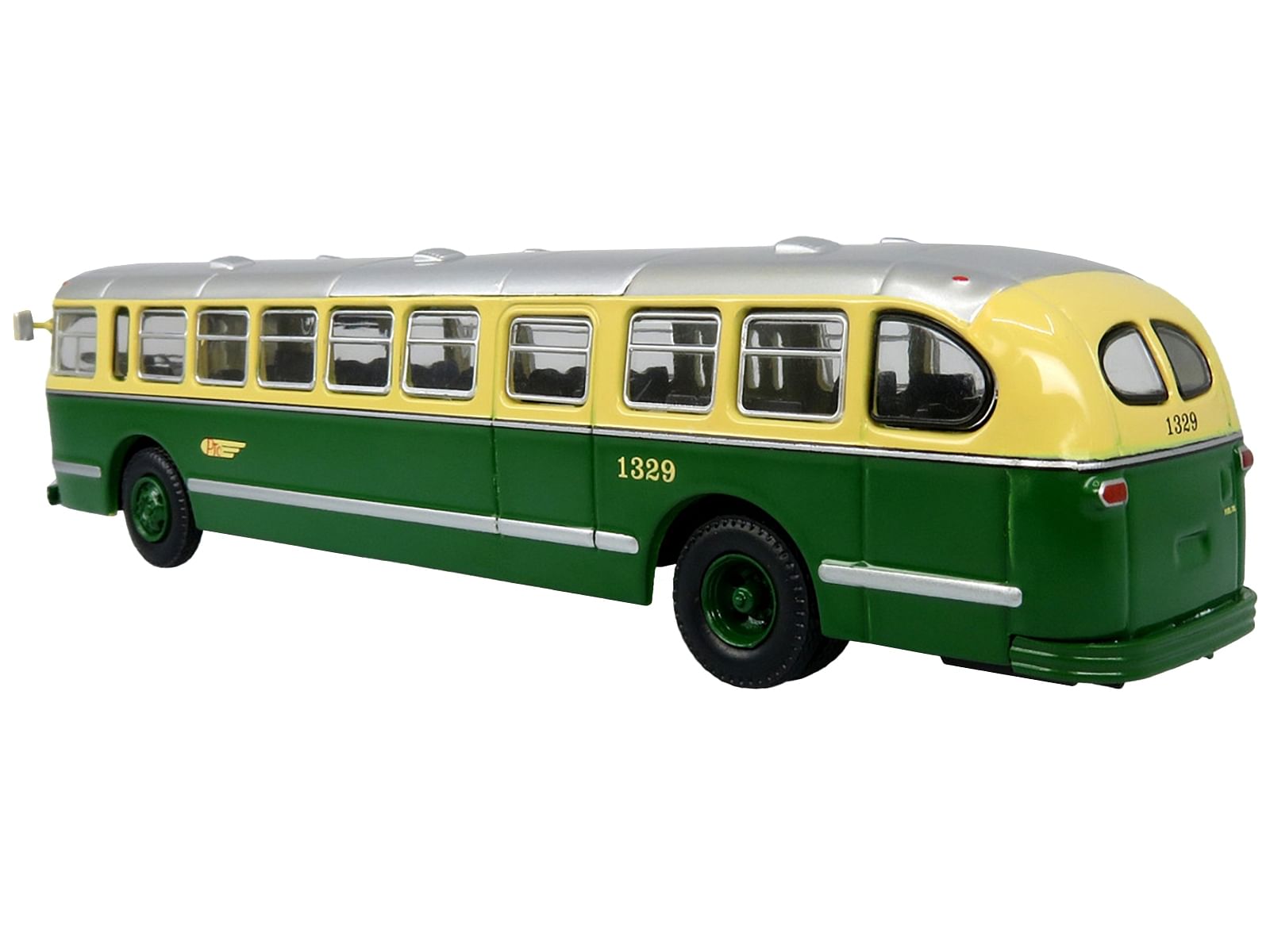 1952 CCF-Brill CD-44 Transit Bus PTC (Philadelphia Transportation Company) “R Frankford-Pratt Elevated Station” “Vintage Bus & Motorcoach Collection” 1/87 (HO) Diecast Model by Iconic Replicas