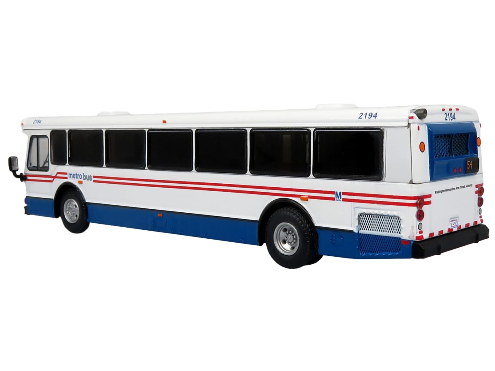 2006 Orion V Transit Bus WMATA Washington "54 L'Enfant Plaza Station" Limited Edition "The Vintage Bus and Motorcoach Collection" 1/87 (HO) Diecast Model by Iconic Replicas - Image 2
