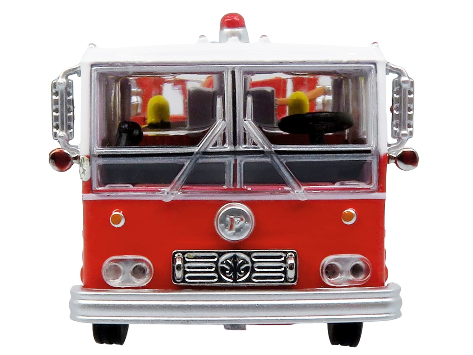 1974 Ward LaFrance Fire Engine "San Francisco Fire Department - Engine 31" Red with White Top "5 Alarm" Series Limited Edition 1/87 (HO) Diecast Model by Iconic Replicas - Image 4