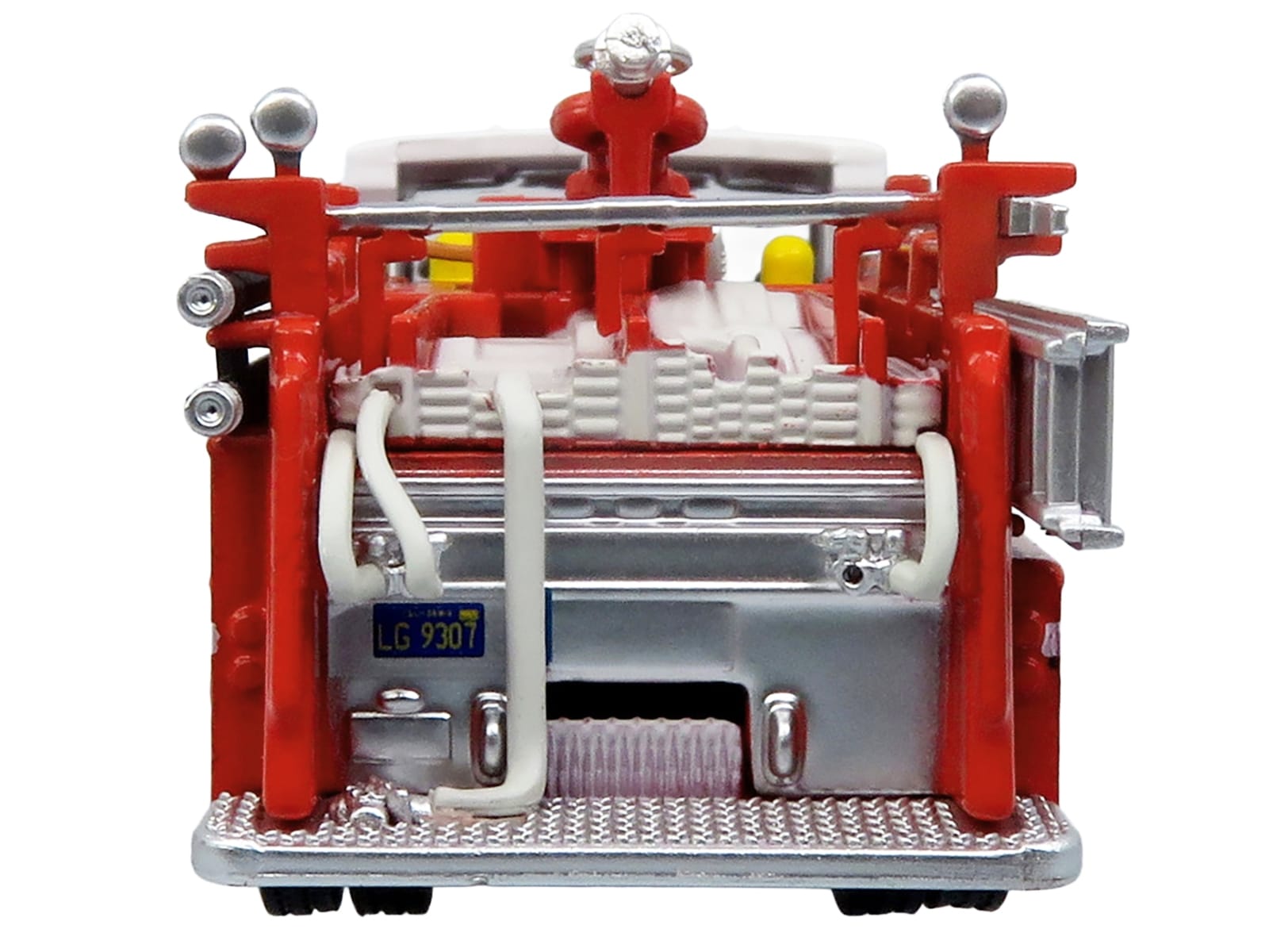 1974 Ward LaFrance Fire Engine "San Francisco Fire Department - Engine 31" Red with White Top "5 Alarm" Series Limited Edition 1/87 (HO) Diecast Model by Iconic Replicas - Image 5