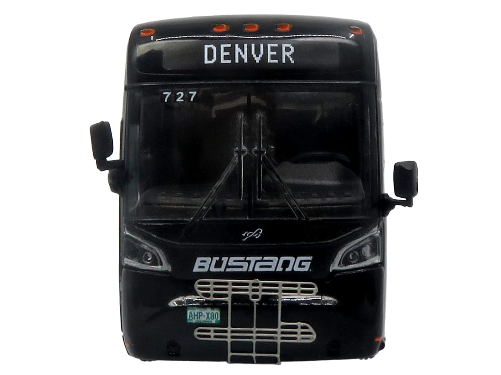 MCI D4520 Commuter Coach Bus "Bustang - Colorado Department of Transportation" Black "The Bus & Motorcoach Collection" Limited Edition to 504 pieces Worldwide 1/87 (HO) Scale Diecast Model by Iconic Replicas - Image 4