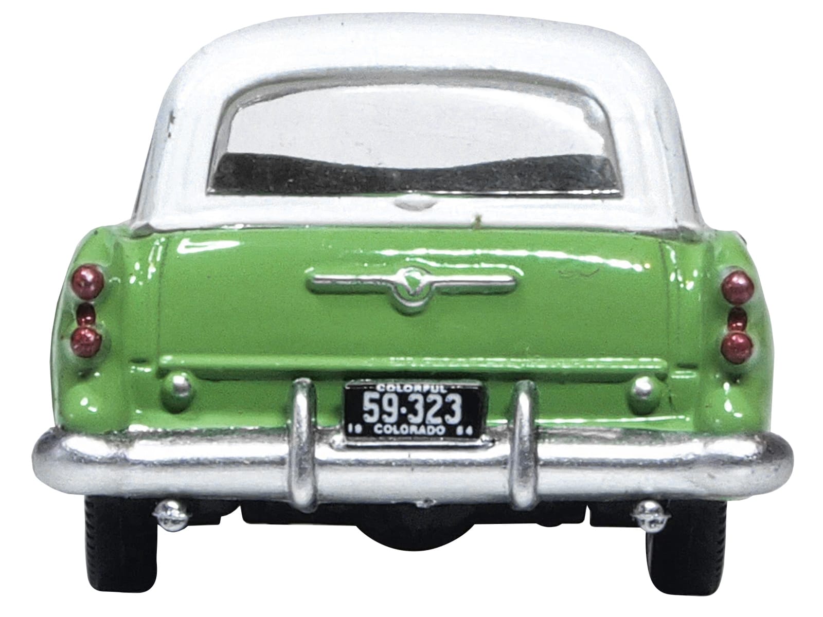 1954 Buick Century Estate Wagon Willow Green and White 1/87 (HO) Scale Diecast Model Car by Oxford Diecast - Image 3