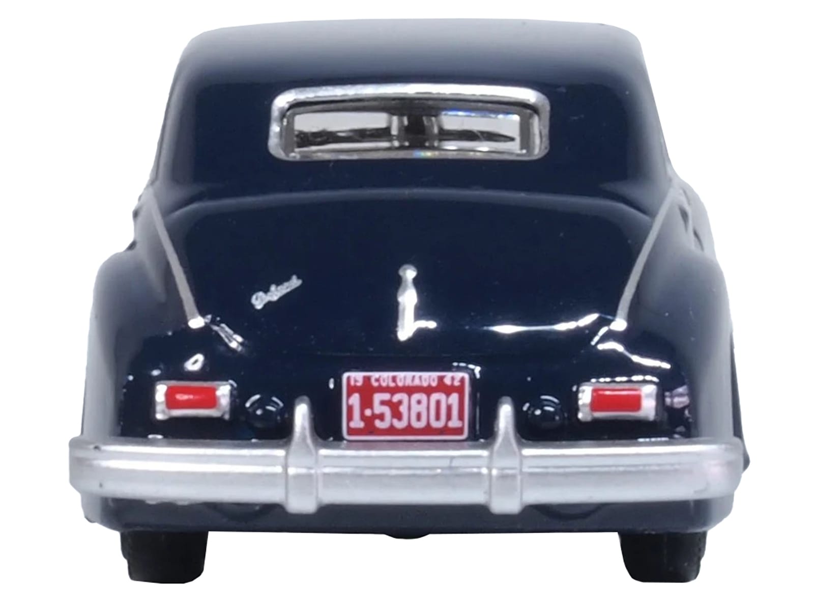 1942 Packard Clipper Touring Sedan Packard Blue 1/87 (HO) Scale Diecast Model Car by Oxford Diecast - Image 2