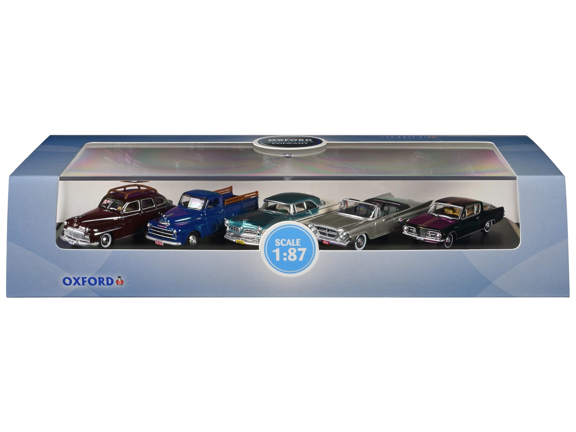 Chrysler Centenary 5 Piece Set 1/87 (HO) Scale Diecast Model Cars by Oxford Diecast - Image 3