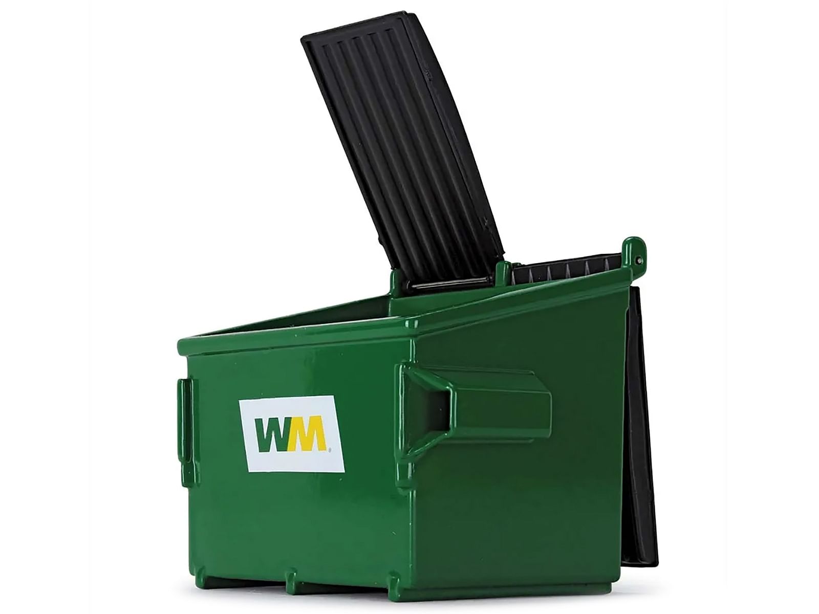 Refuse Trash Bin “Waste Management” Green and Black 1/34 Diecast Model by First Gear