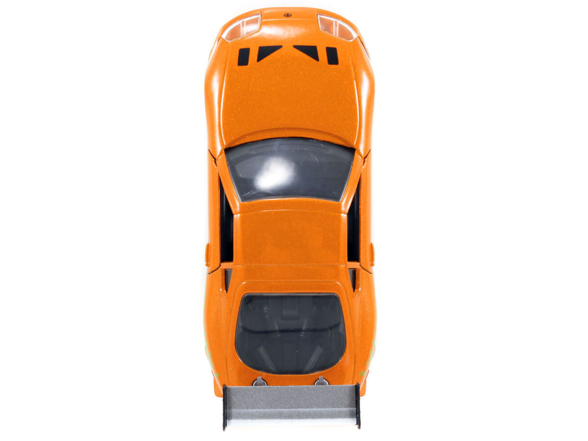 Brian's Toyota Supra Orange with Graphics "The Fast and the Furious" (2001) Movie "Fast & Furious 25th Anniversary" Series 1/32 Diecast Car Model by Jada - Image 4