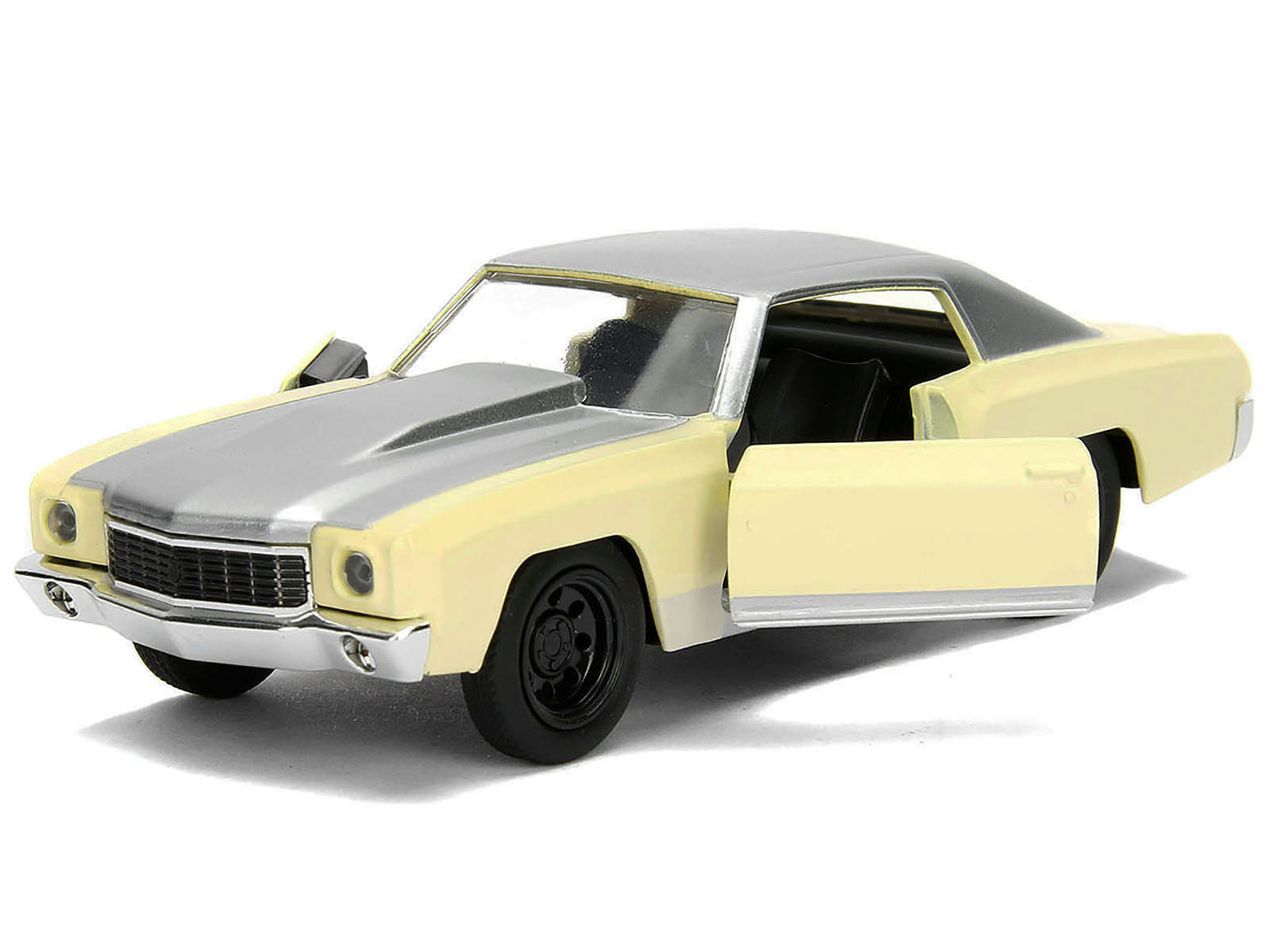 Chevrolet Monte Carlo Cream with Silver Hood and Top "The Fast and the Furious: Tokyo Drift" (2006) Movie "Fast & Furious" Series 1/32 Diecast Model Car by Jada - Image 2