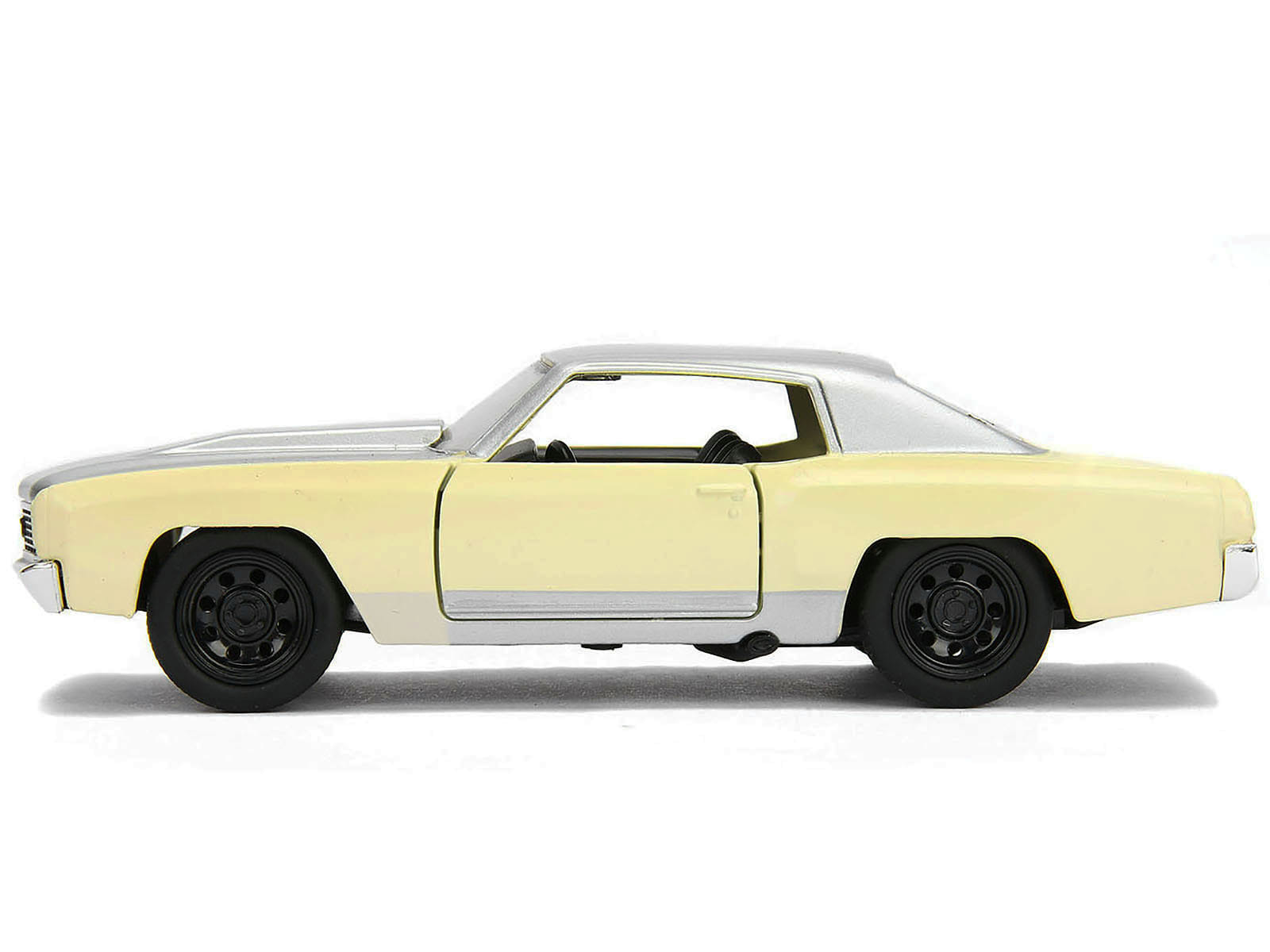 Chevrolet Monte Carlo Cream with Silver Hood and Top "The Fast and the Furious: Tokyo Drift" (2006) Movie "Fast & Furious" Series 1/32 Diecast Model Car by Jada - Image 3