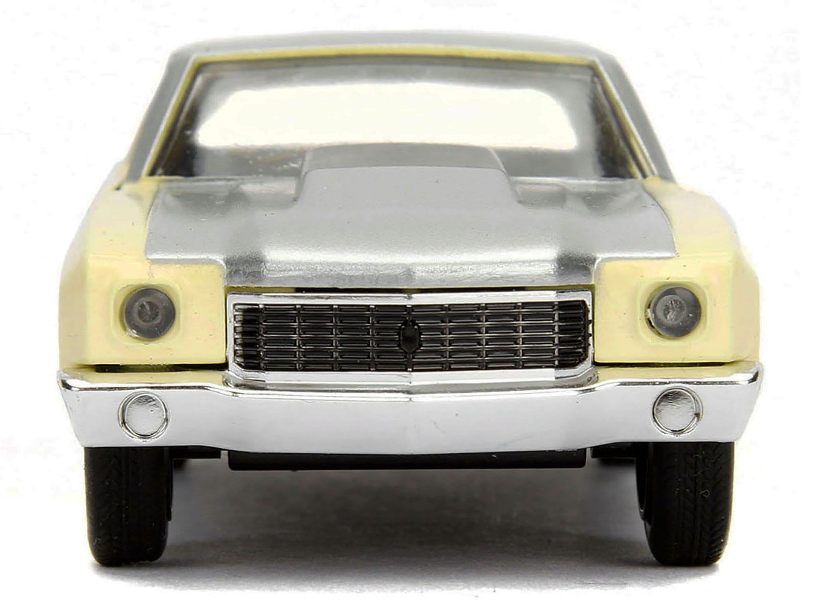 Chevrolet Monte Carlo Cream with Silver Hood and Top "The Fast and the Furious: Tokyo Drift" (2006) Movie "Fast & Furious" Series 1/32 Diecast Model Car by Jada - Image 4