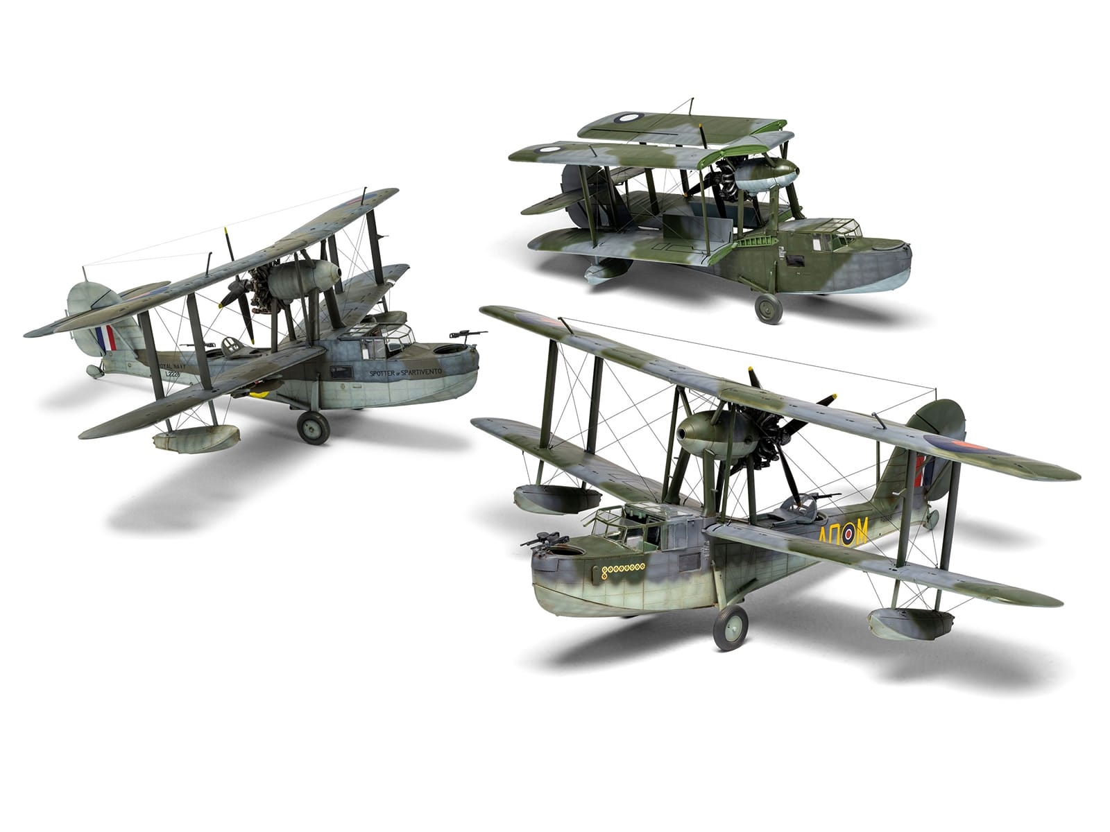 Level 3 Model Kit Supermarine Walrus Mk.I Aircraft with 3 Scheme Options 1/48 Plastic Model Kit by Airfix - Image 2