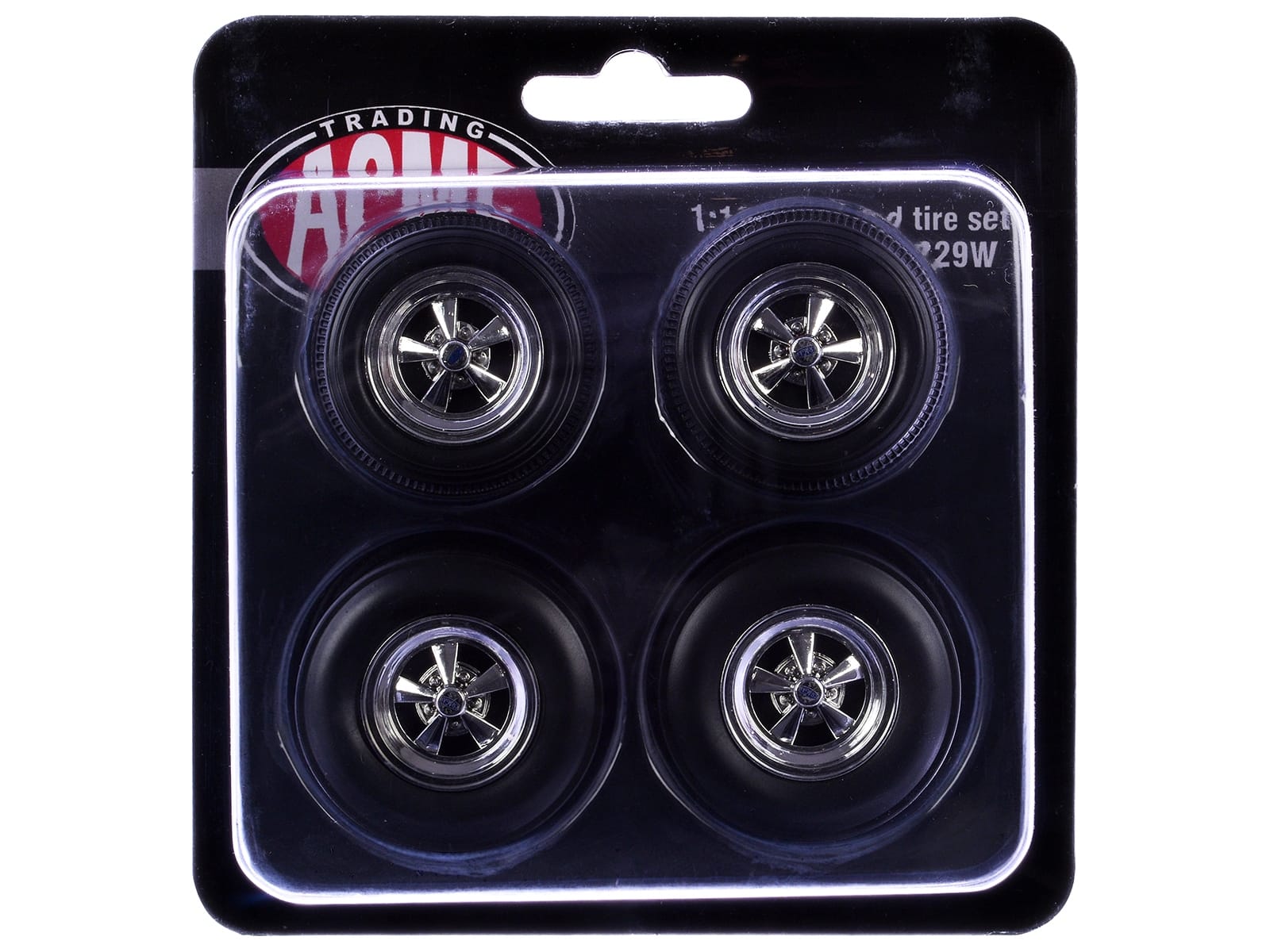 "Cragar" Wheel and Tire Set of 4 pieces from "1970 Pontiac GTO Ram Air IV" for 1/18 Scale Models by Acme - Image 3