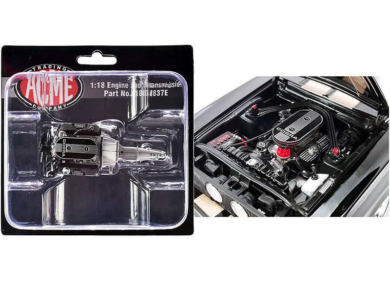 Engine and Transmission 428 Cobra Replica from “1967 Ford Mustang Shelby GT500” 1/18 by ACME