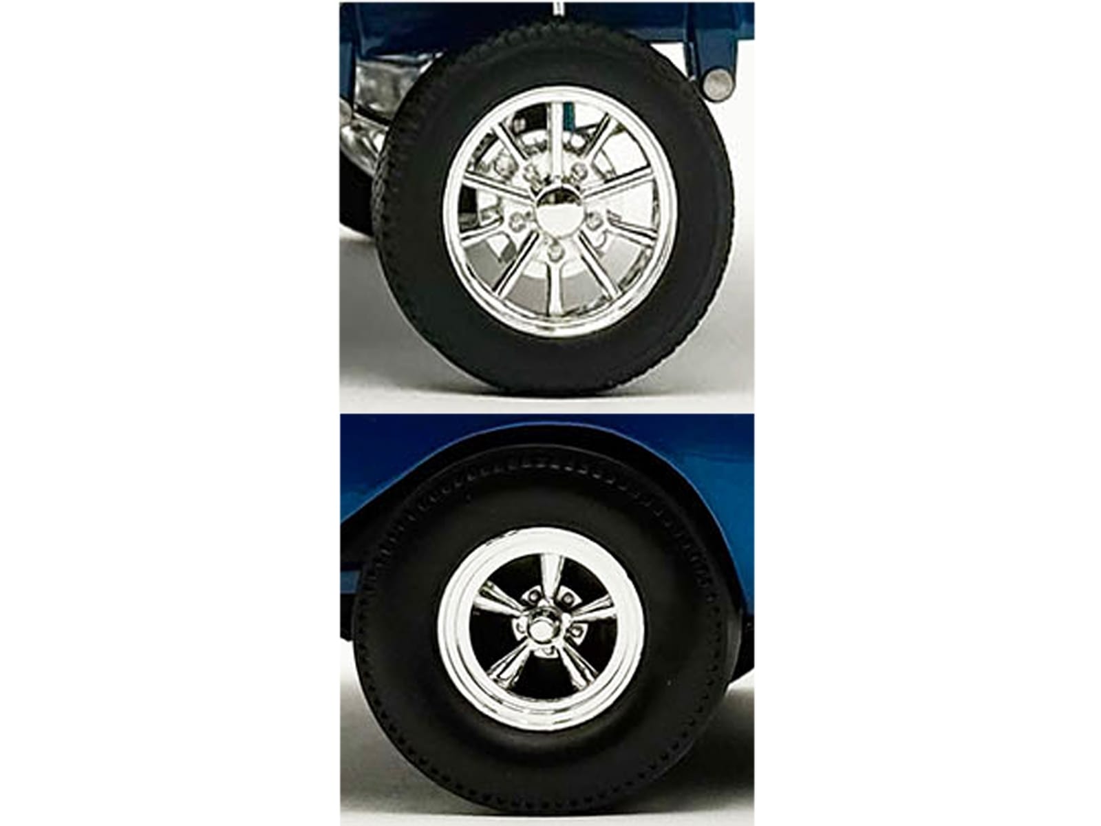 "Drag" Wheel and Tire Set of 4 pieces from "1957 Chevrolet 150 Gasser 'High Roller'" for 1/18 Scale Models by ACME - Image 2