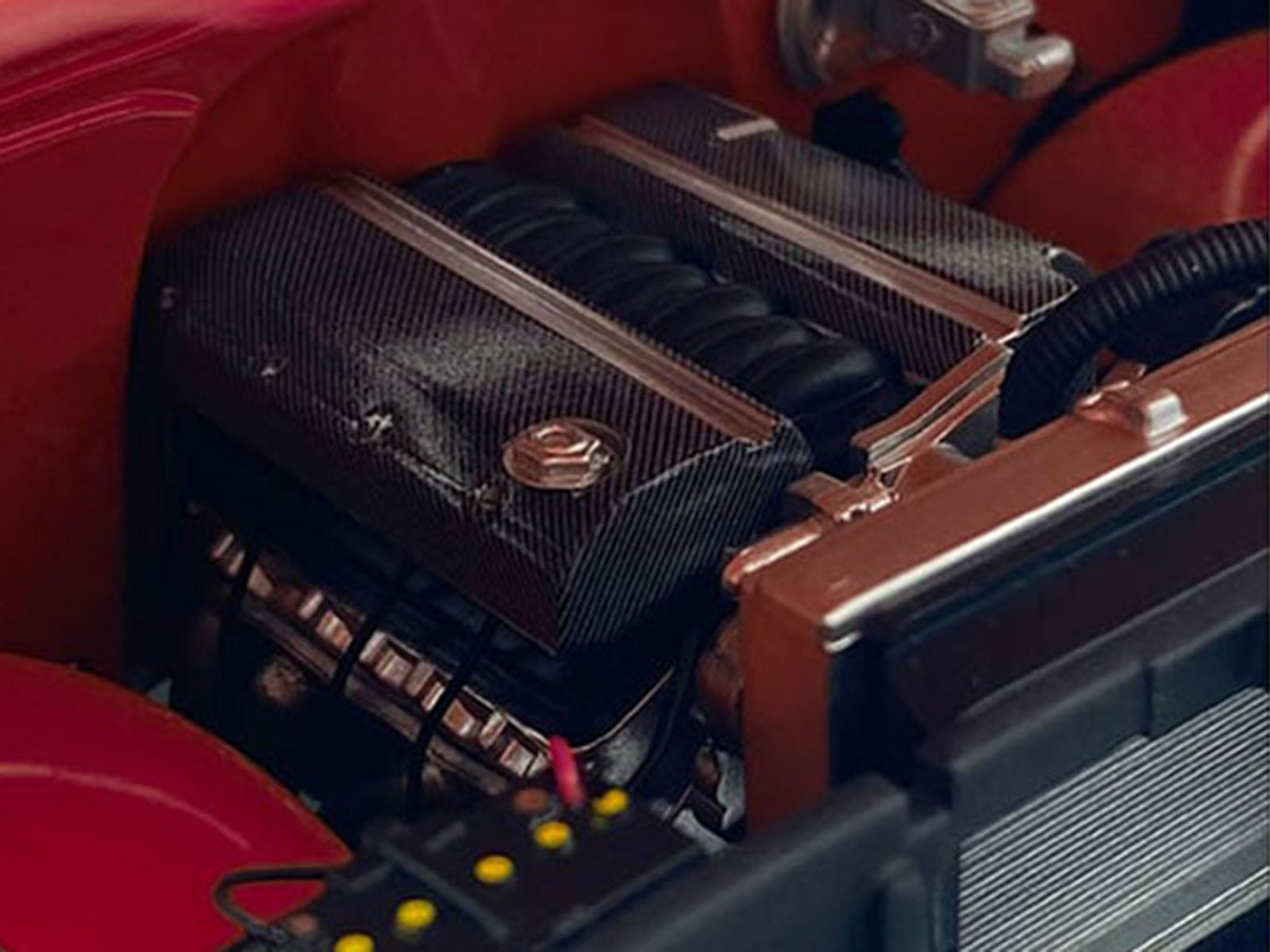 LS3 Engine & Transmission Replica from "1967 Chevrolet C-10 Custom" 1/18 Model by ACME - Image 2