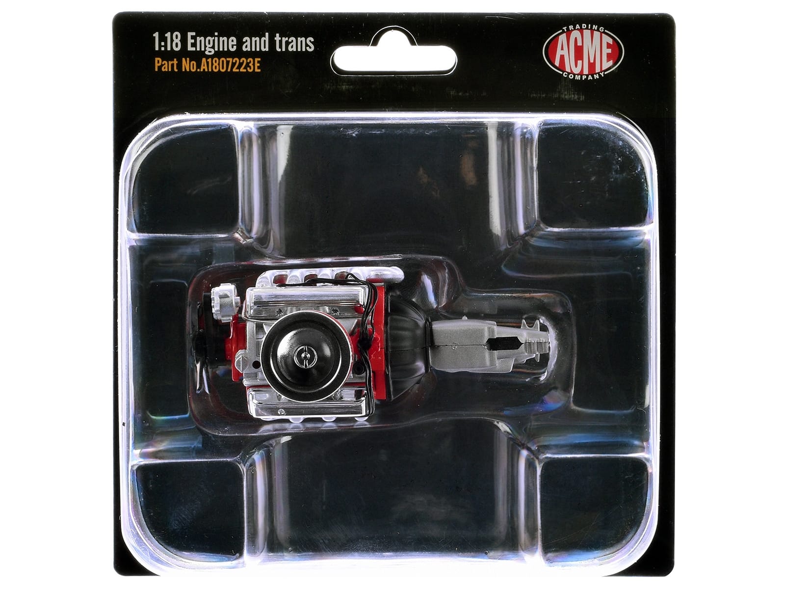 Small Block 350 Engine and Transmission Replica from "1967 Chevrolet K-10 Pickup Truck" 1/18 Model by ACME - Image 3