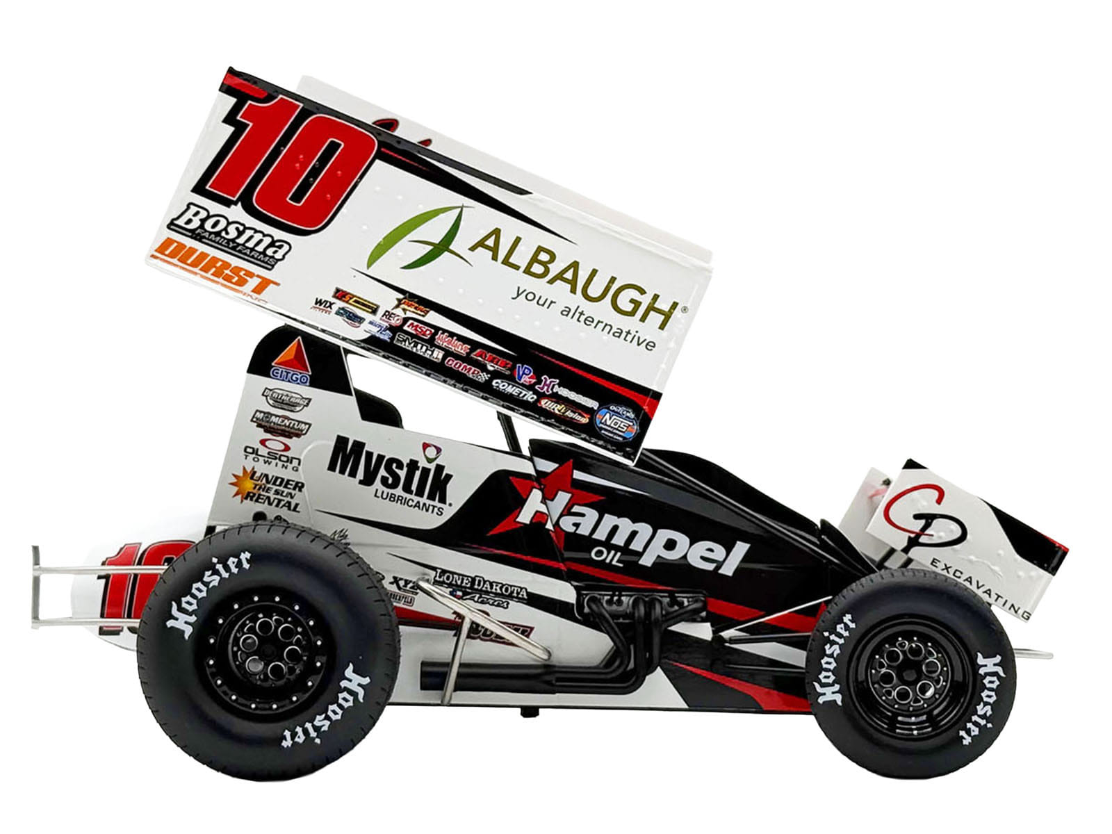 Winged Sprint Car #10 Ryan Timms "Liebig Motorsports - Hampel Oil" (2026) 1/18 Diecast Model Car by ACME - Image 4