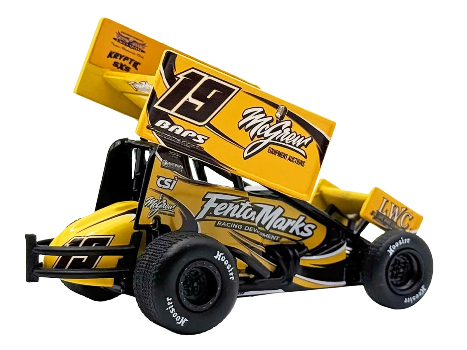 Winged Sprint Car #19 Brent Marks "Fenton Marks Racing" (2026) 1/50 Diecast Model Car by ACME - Image 4